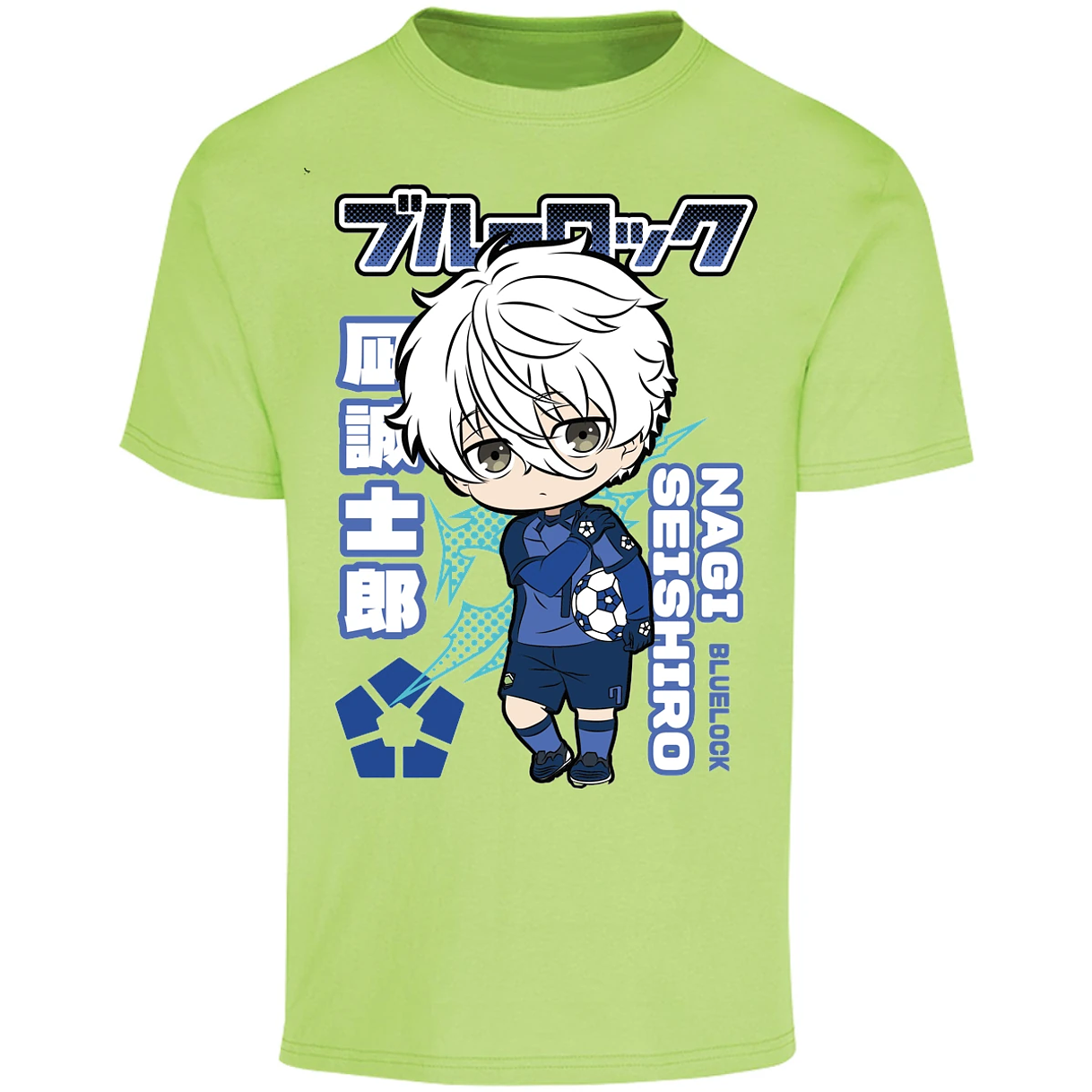 Playera Blue Lock Nagi Chibi Blue Lock para Adulto 22