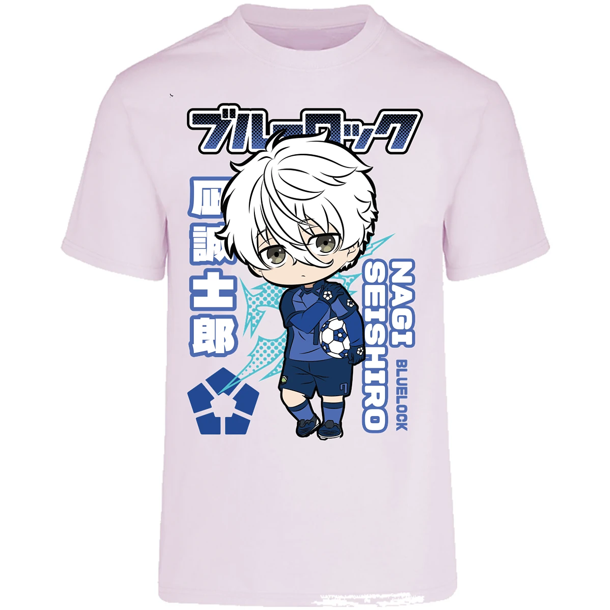 Playera Blue Lock Nagi Chibi Blue Lock para Adulto 24
