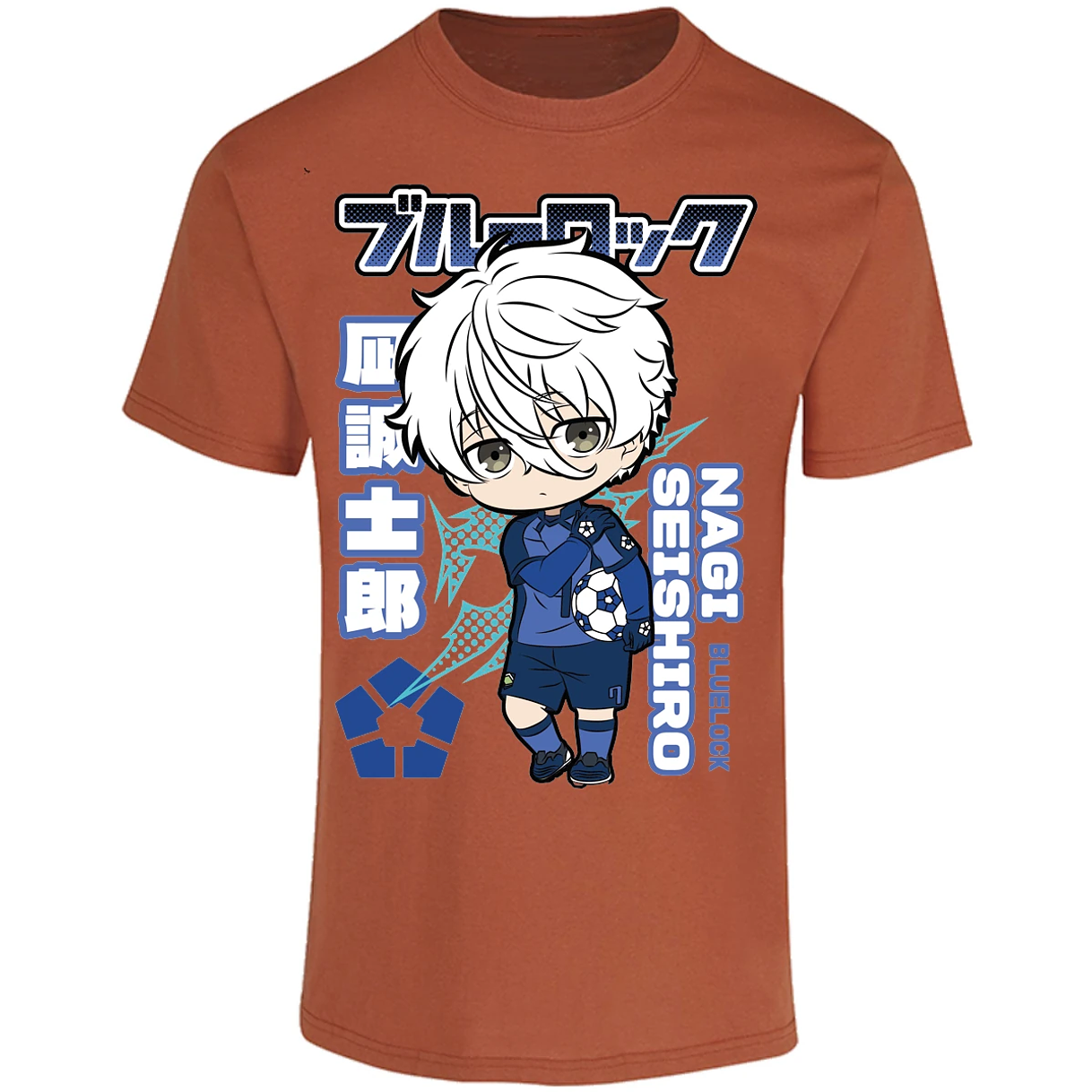 Playera Blue Lock Nagi Chibi Blue Lock para Adulto 27