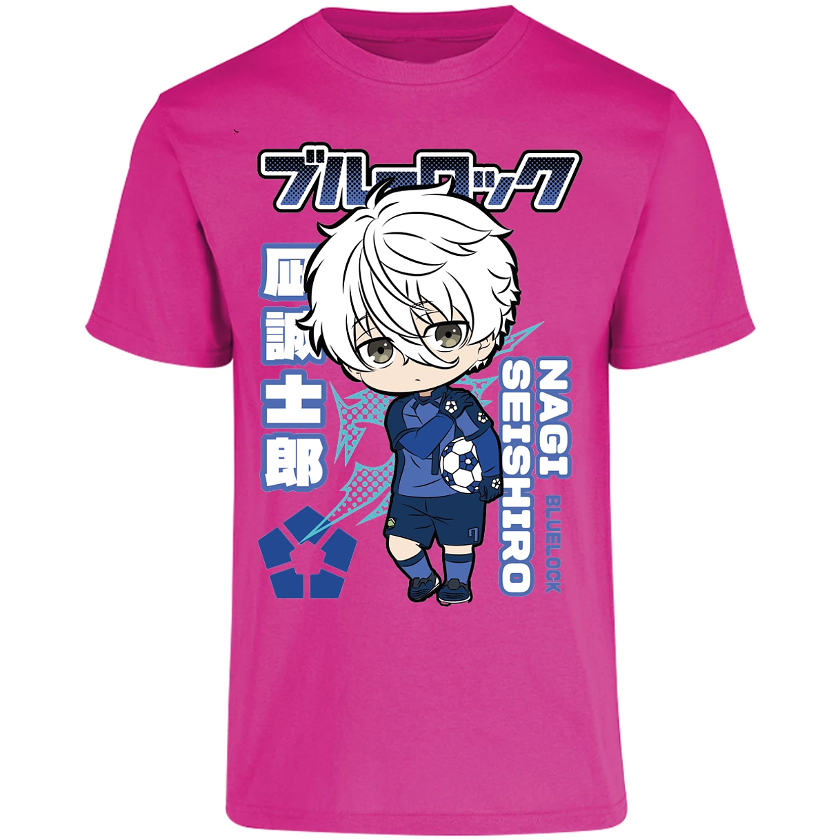 Playera Blue Lock Nagi Chibi Blue Lock para Adulto 28