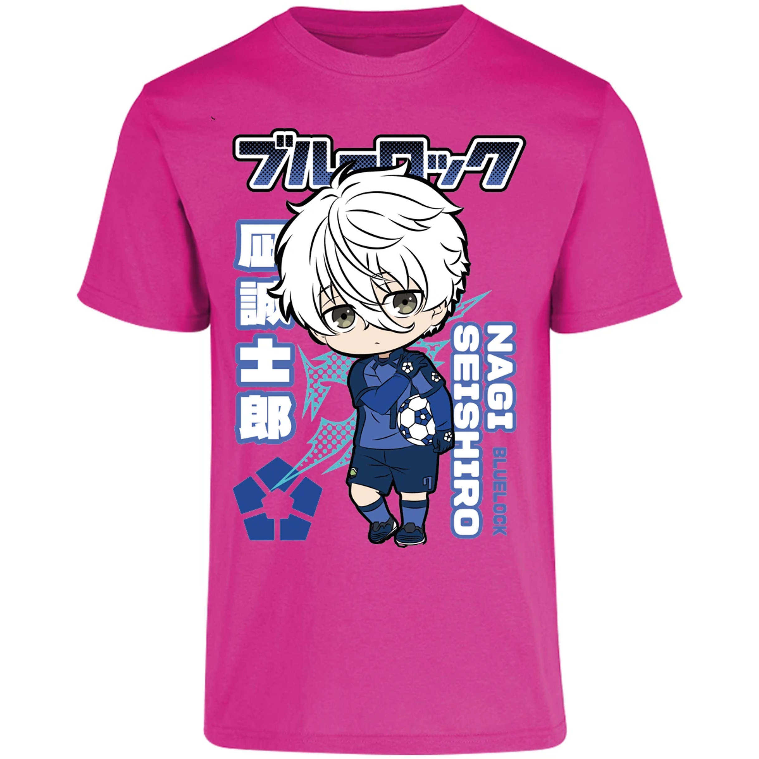 Playera Blue Lock Nagi Chibi Blue Lock para Adulto 28