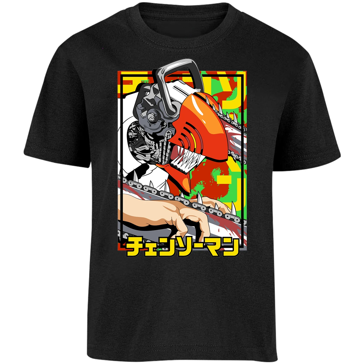 Playera Chainsaw Man Chainsawman para Niño 9