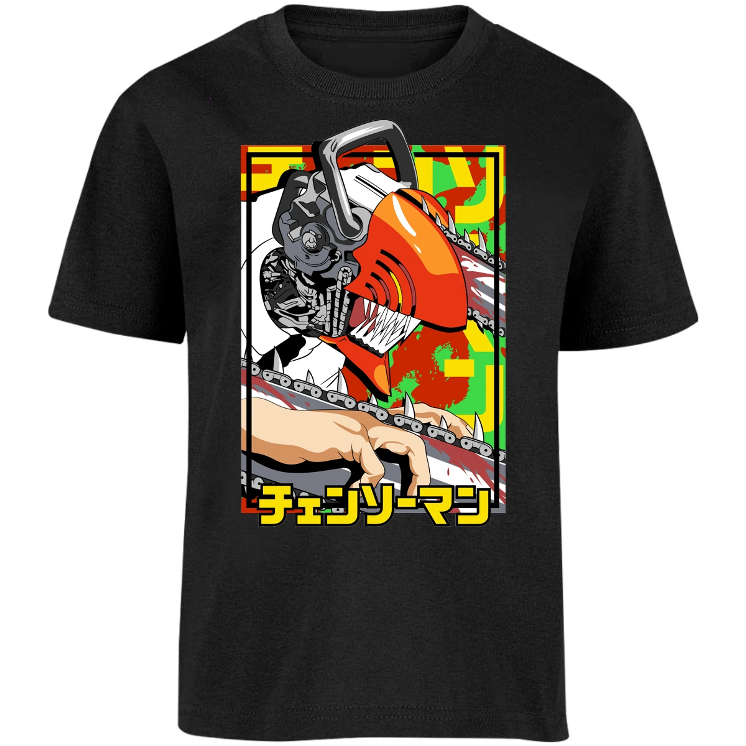 Playera Chainsaw Man Chainsawman para Niño 9