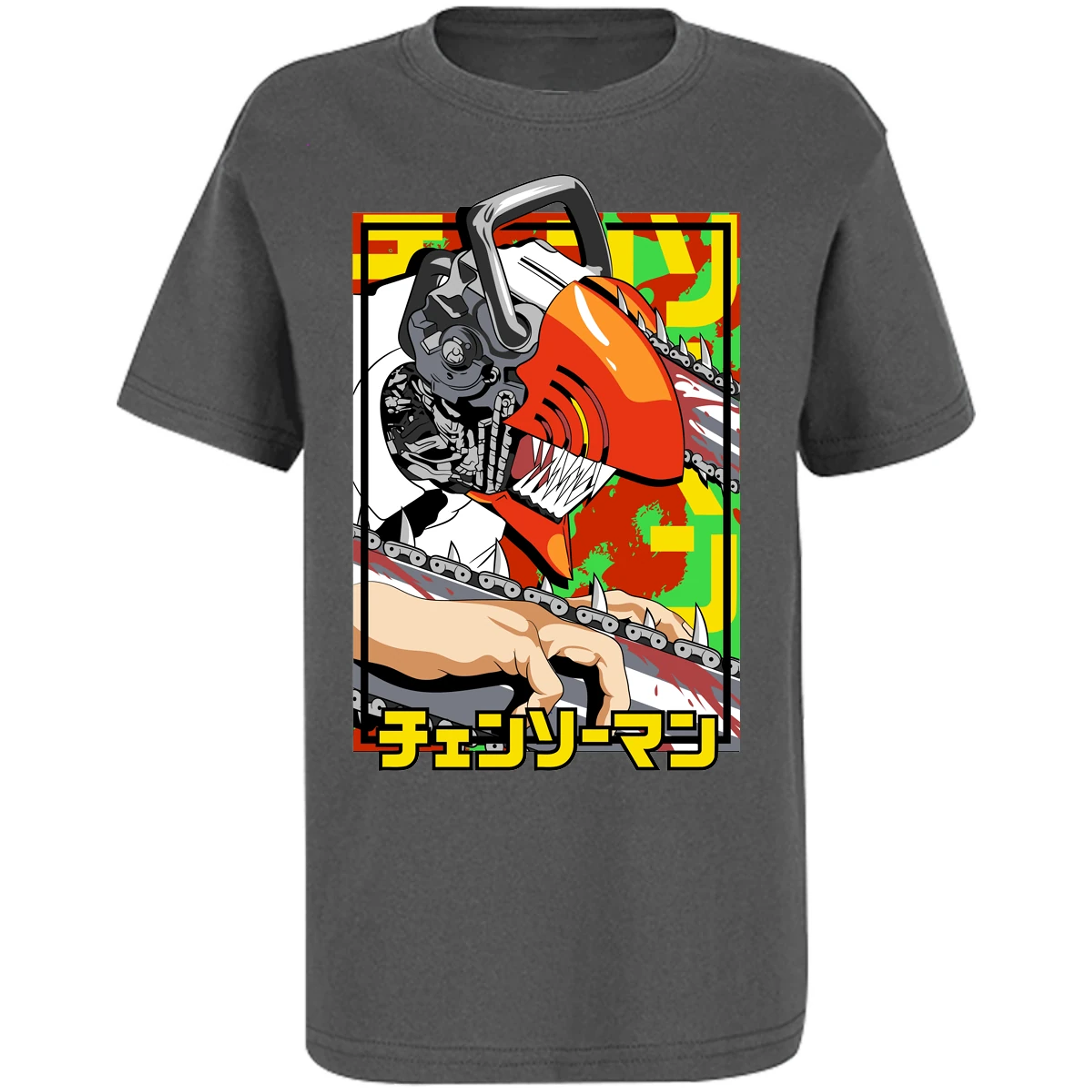 Playera Chainsaw Man Chainsawman para Niño 4