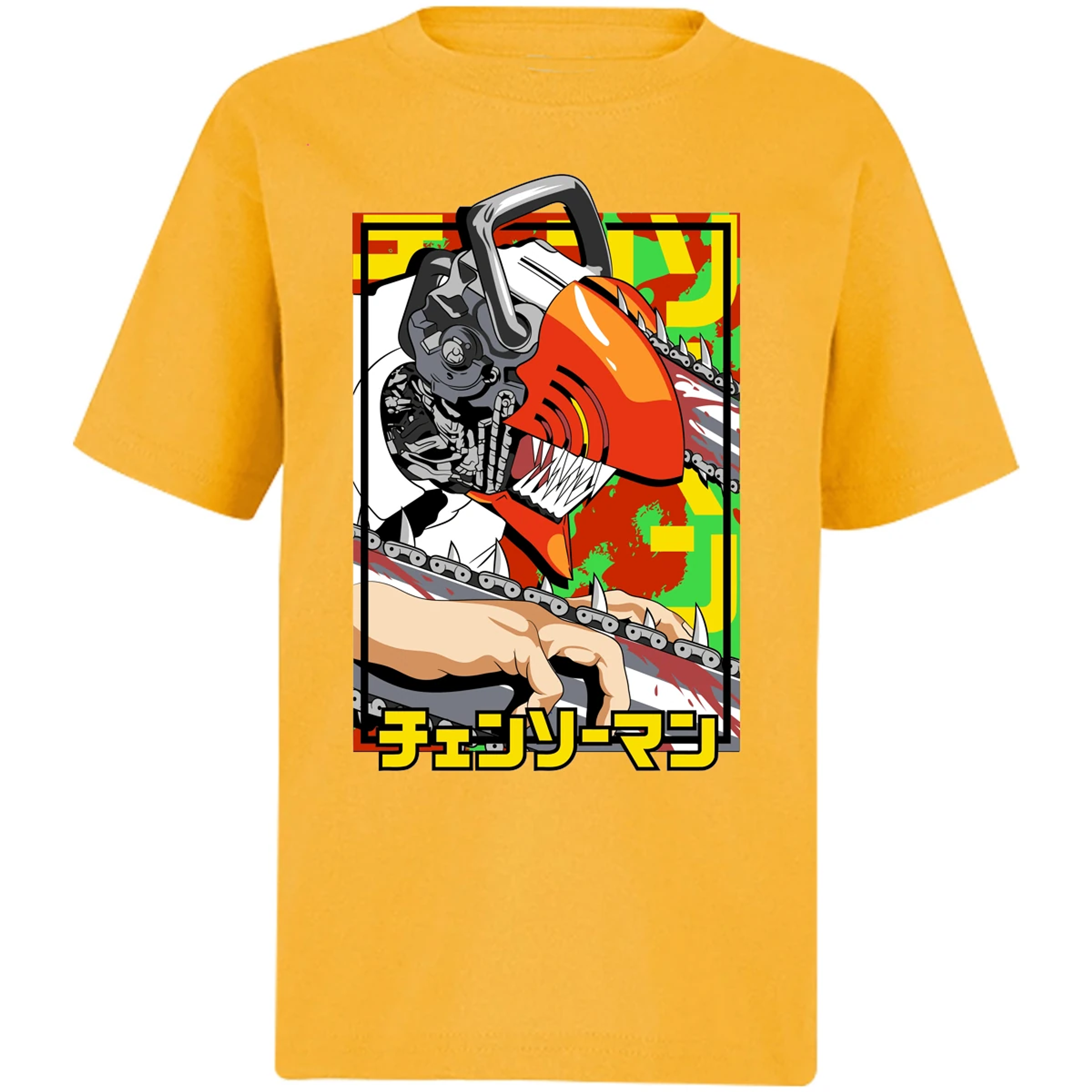 Playera Chainsaw Man Chainsawman para Niño 5