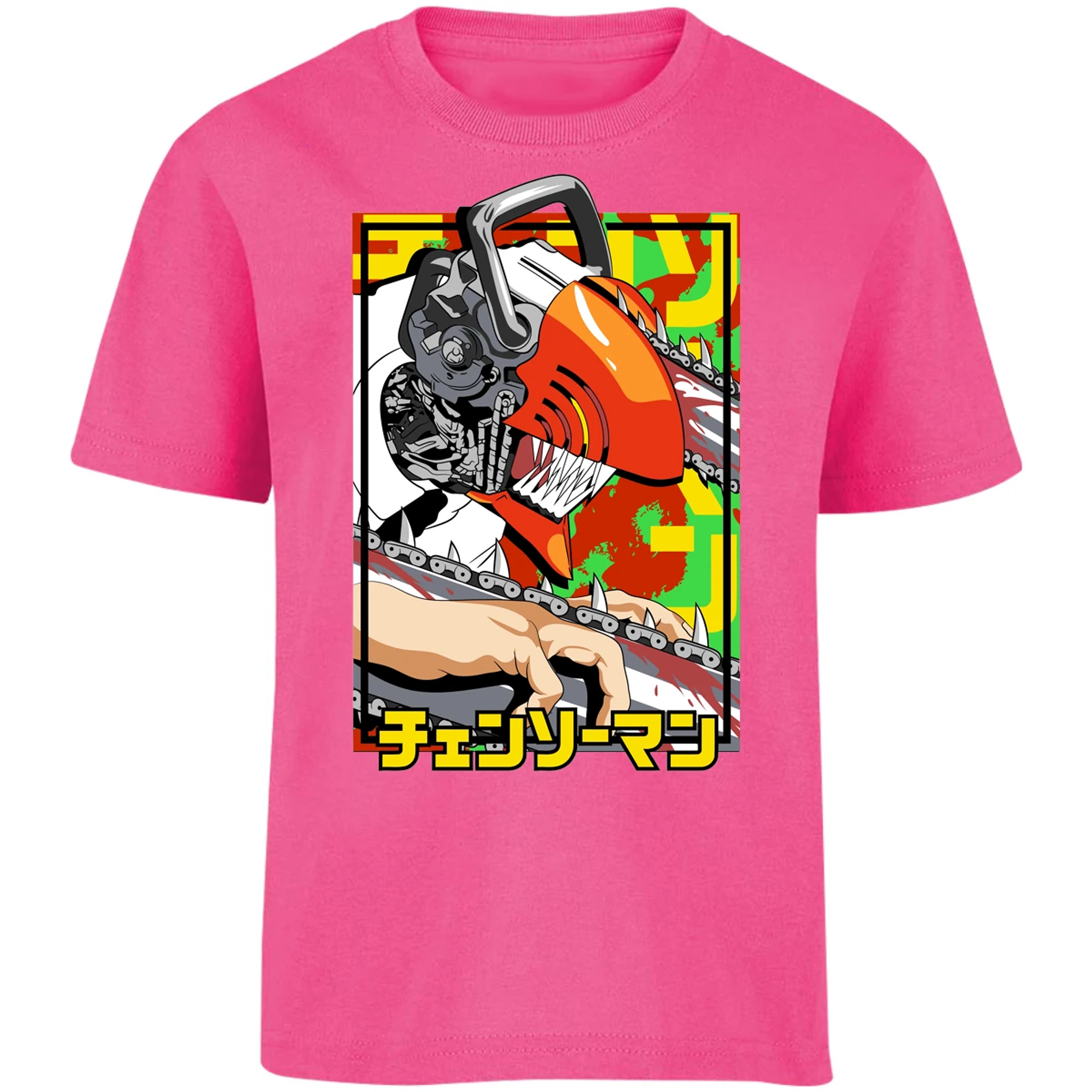 Playera Chainsaw Man Chainsawman para Niño 7