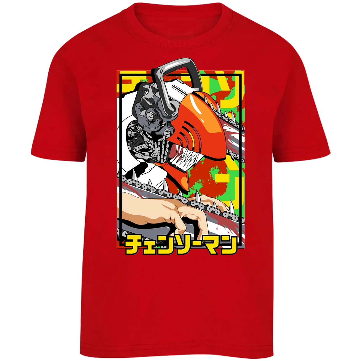 Playera Chainsaw Man Chainsawman para Niño 11