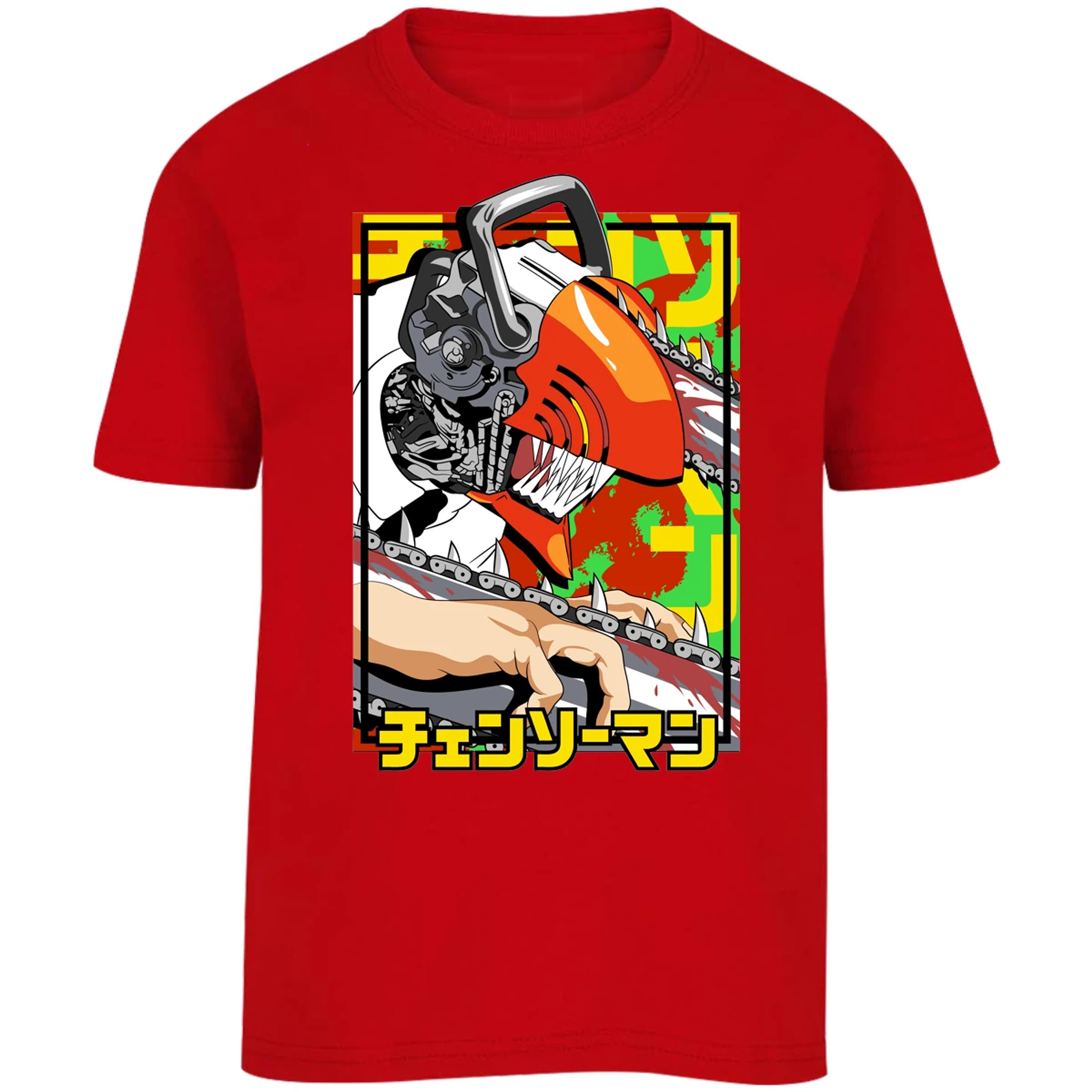 Playera Chainsaw Man Chainsawman para Niño 11