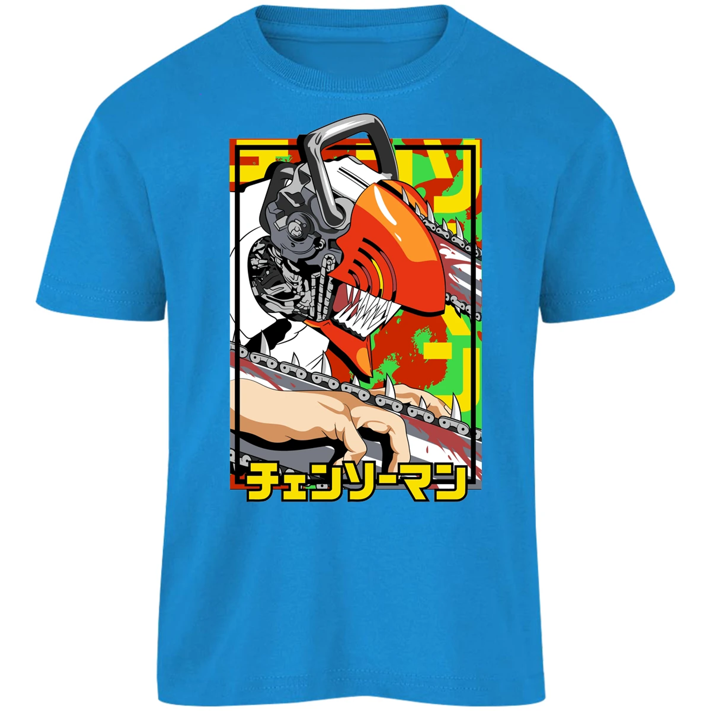 Playera Chainsaw Man Chainsawman para Niño 12