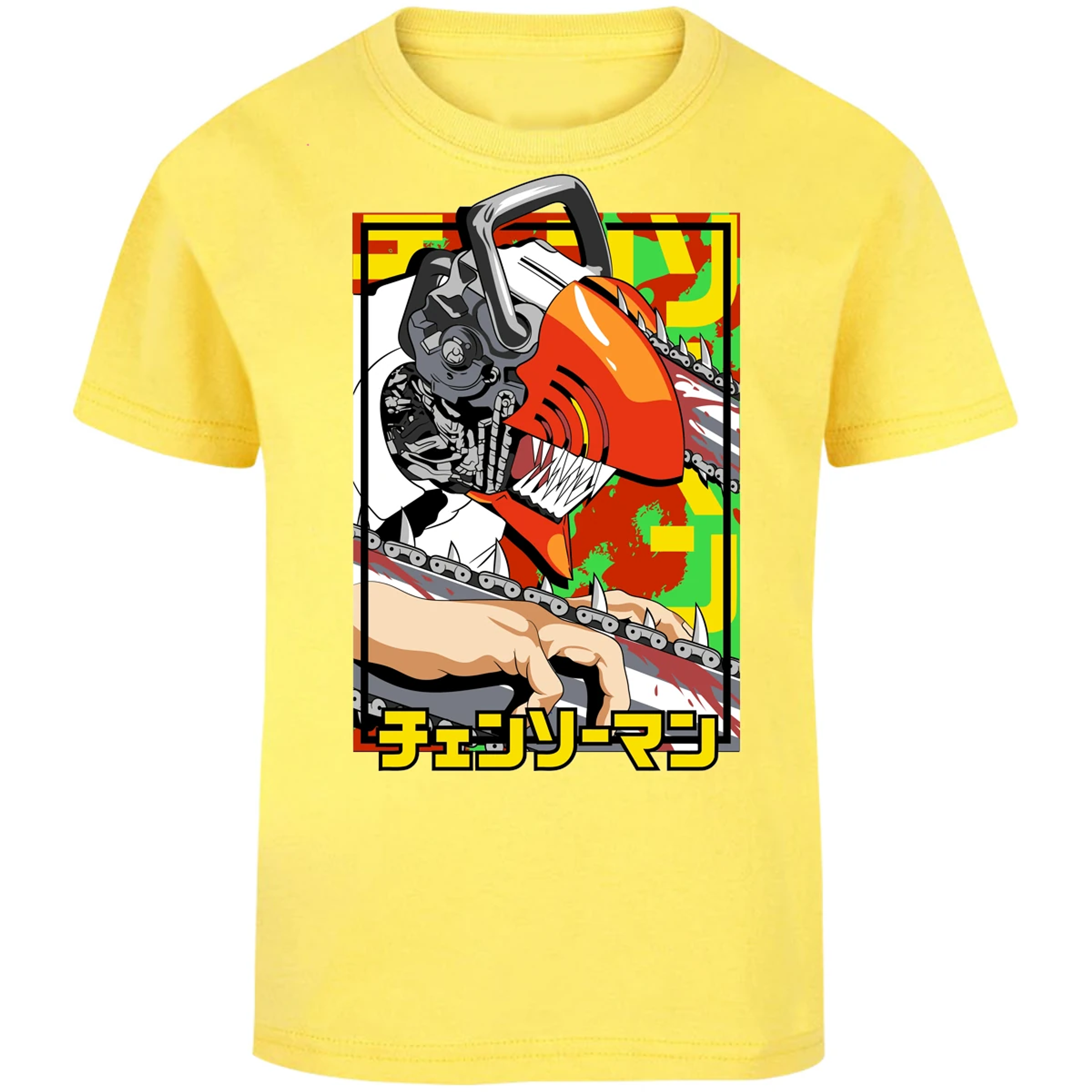 Playera Chainsaw Man Chainsawman para Niño 15