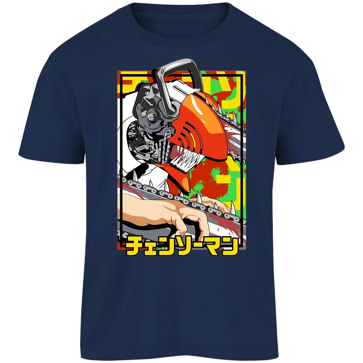 Playera Chainsaw Man Chainsawman para Niño 16