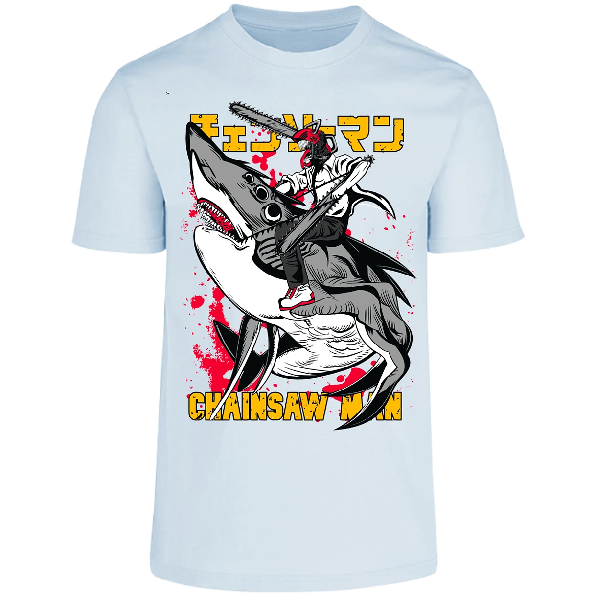 Playera Chainsaw Man Chainsawman Y para Adulto 3