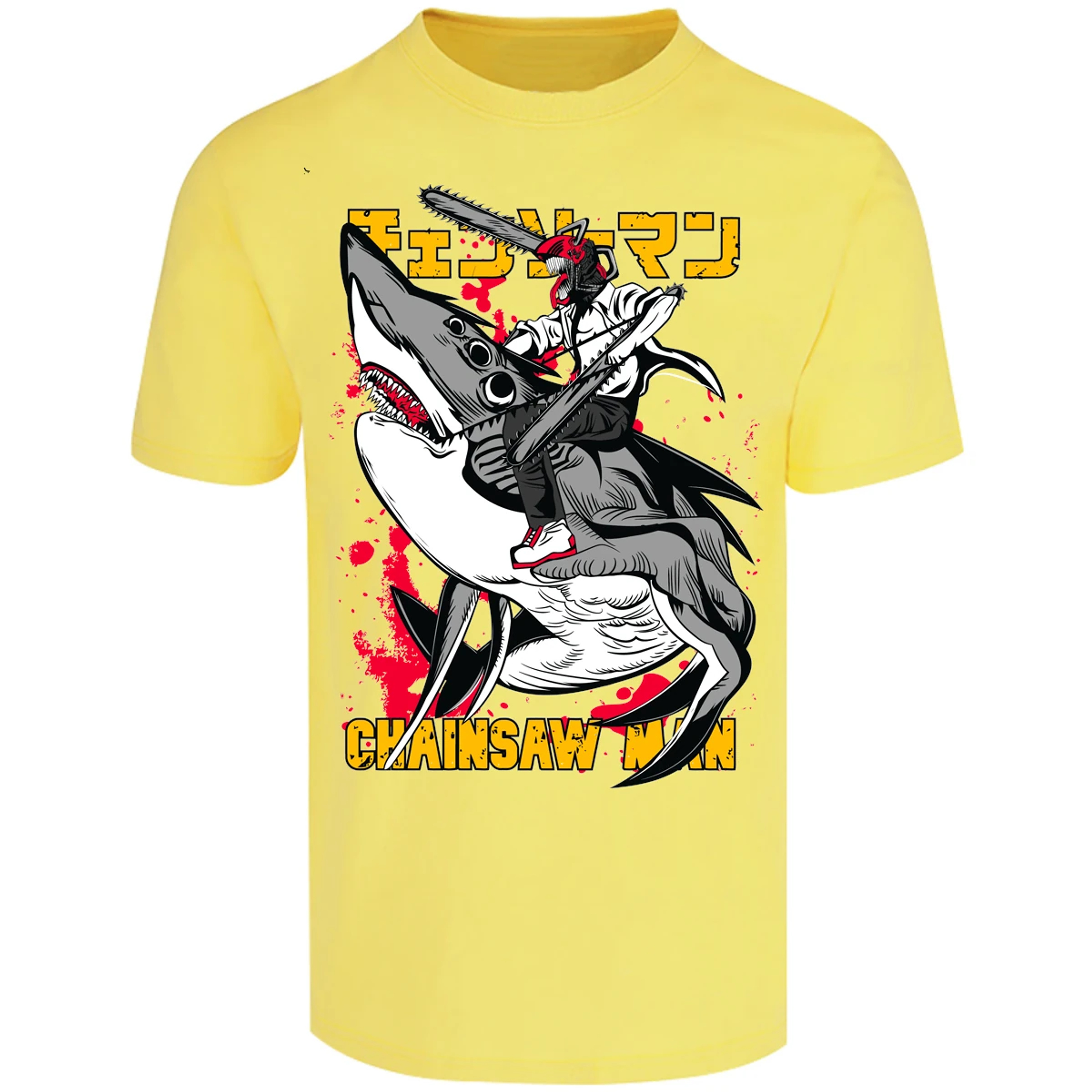 Playera Chainsaw Man Chainsawman Y para Adulto 12