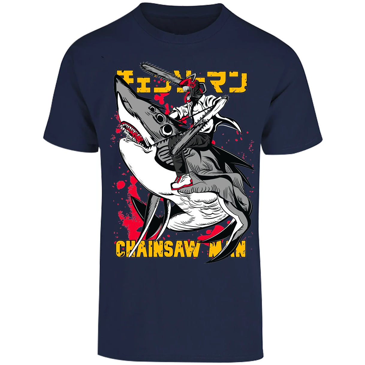 Playera Chainsaw Man Chainsawman Y para Adulto 27