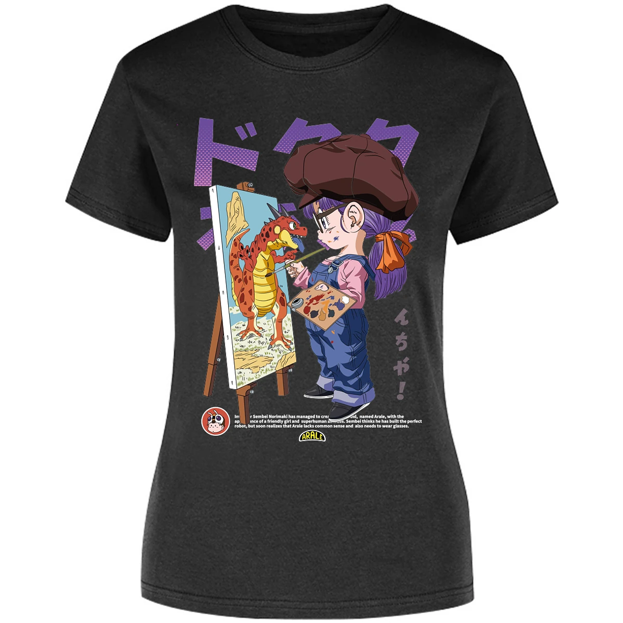 Blusa Arale Arale Anime Blusa para Mujer 14