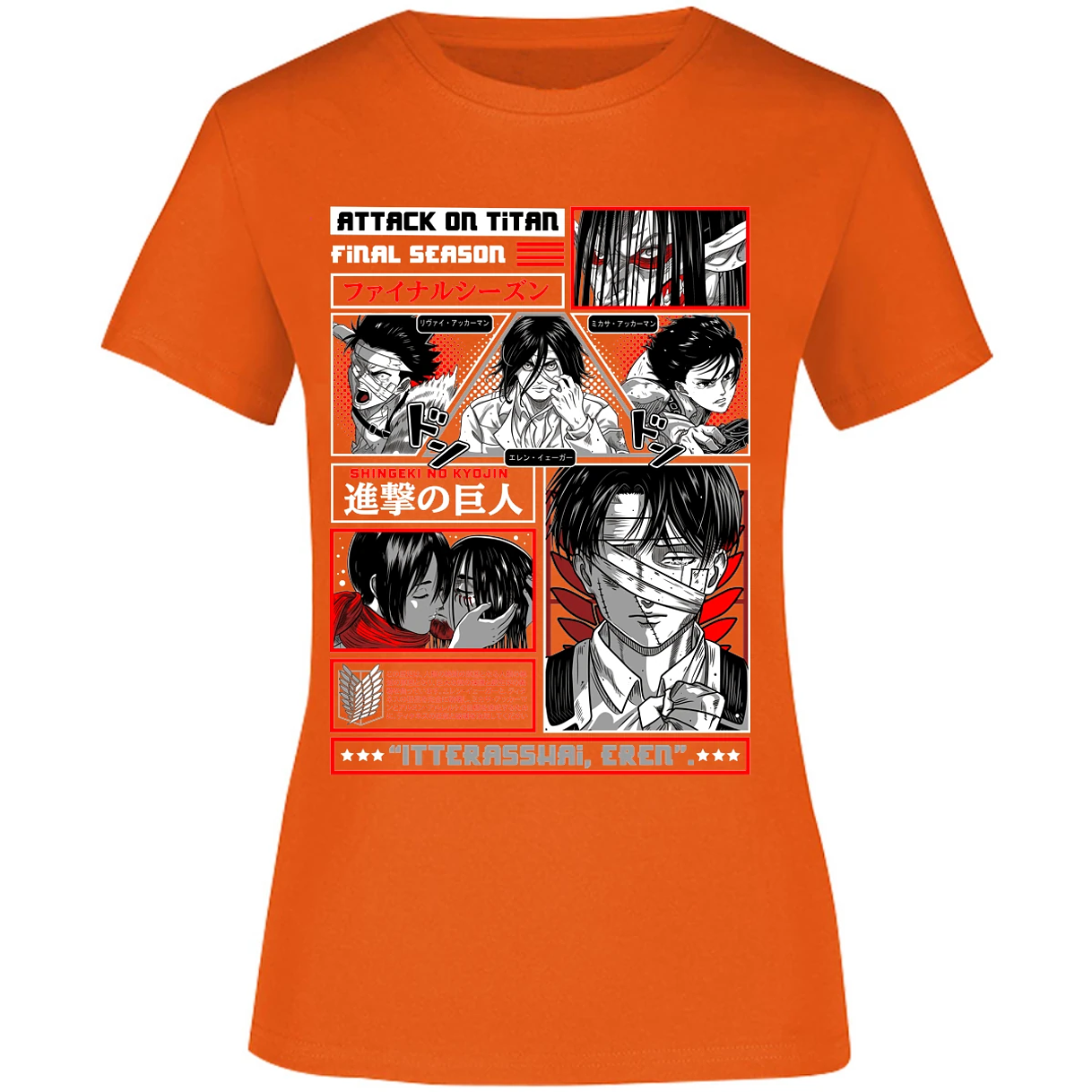 Blusa Attack On Titan Attack On Titan Blusa para Mujer 1