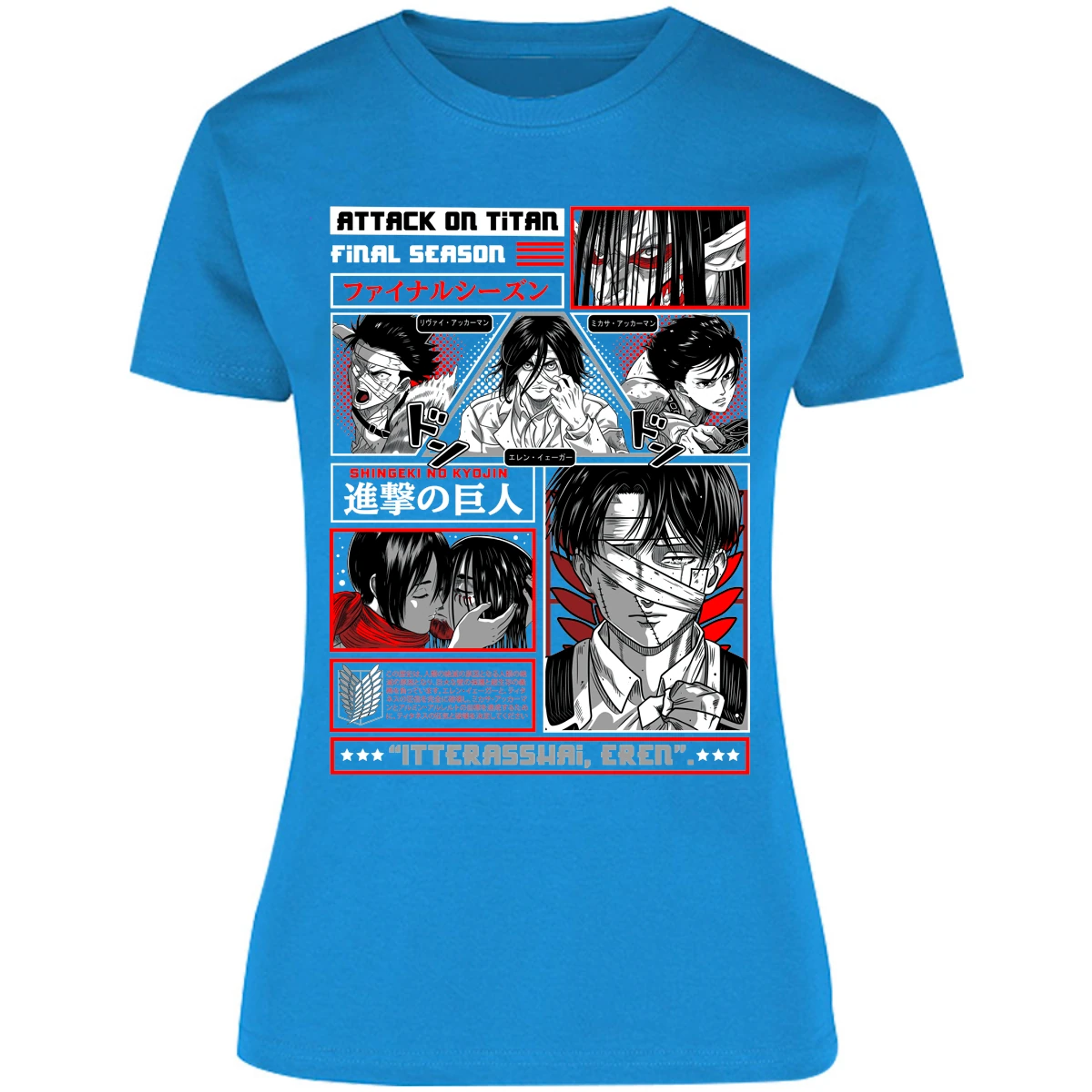 Blusa Attack On Titan Attack On Titan Blusa para Mujer 5