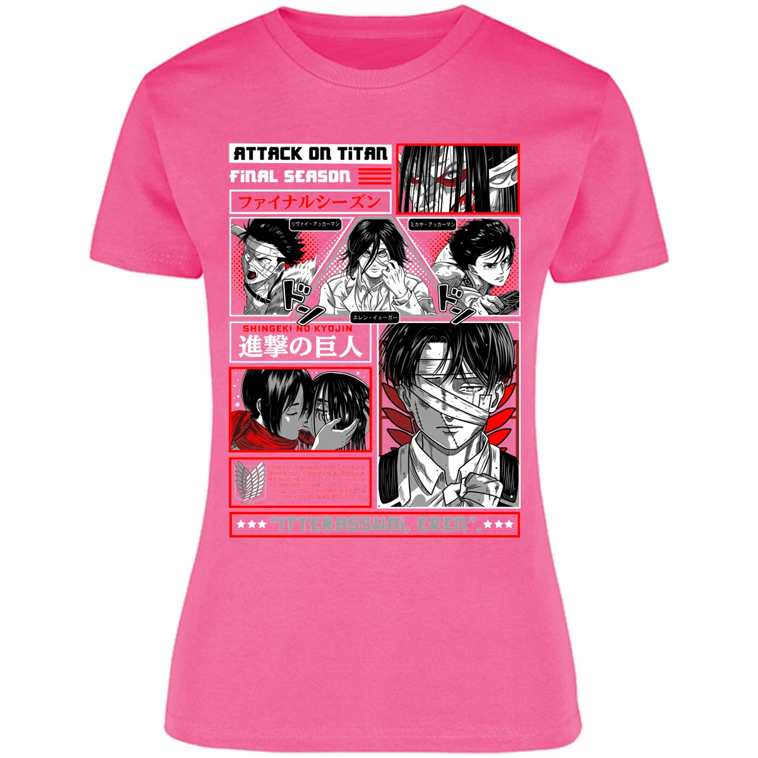 Blusa Attack On Titan Attack On Titan Blusa para Mujer 11