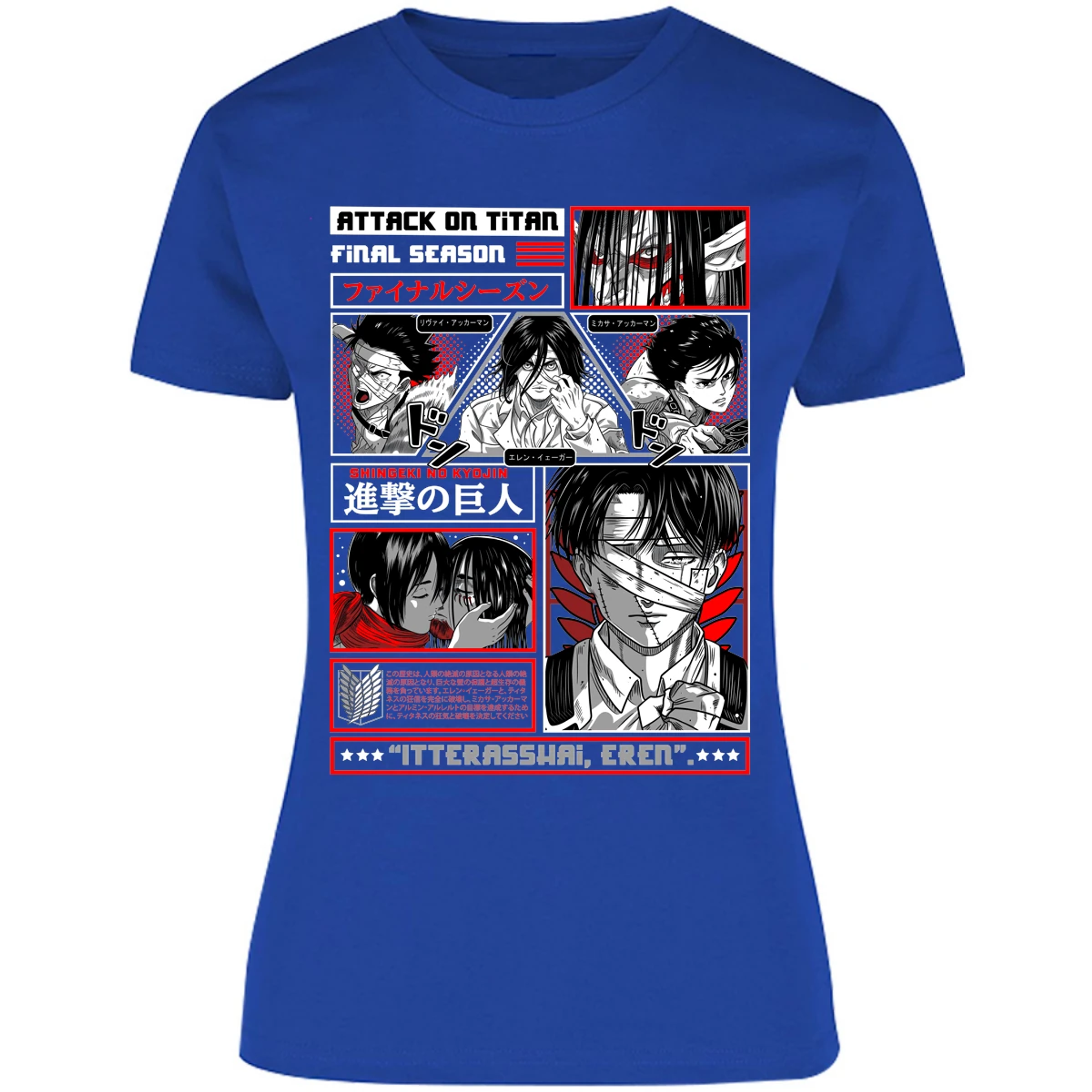 Blusa Attack On Titan Attack On Titan Blusa para Mujer 12