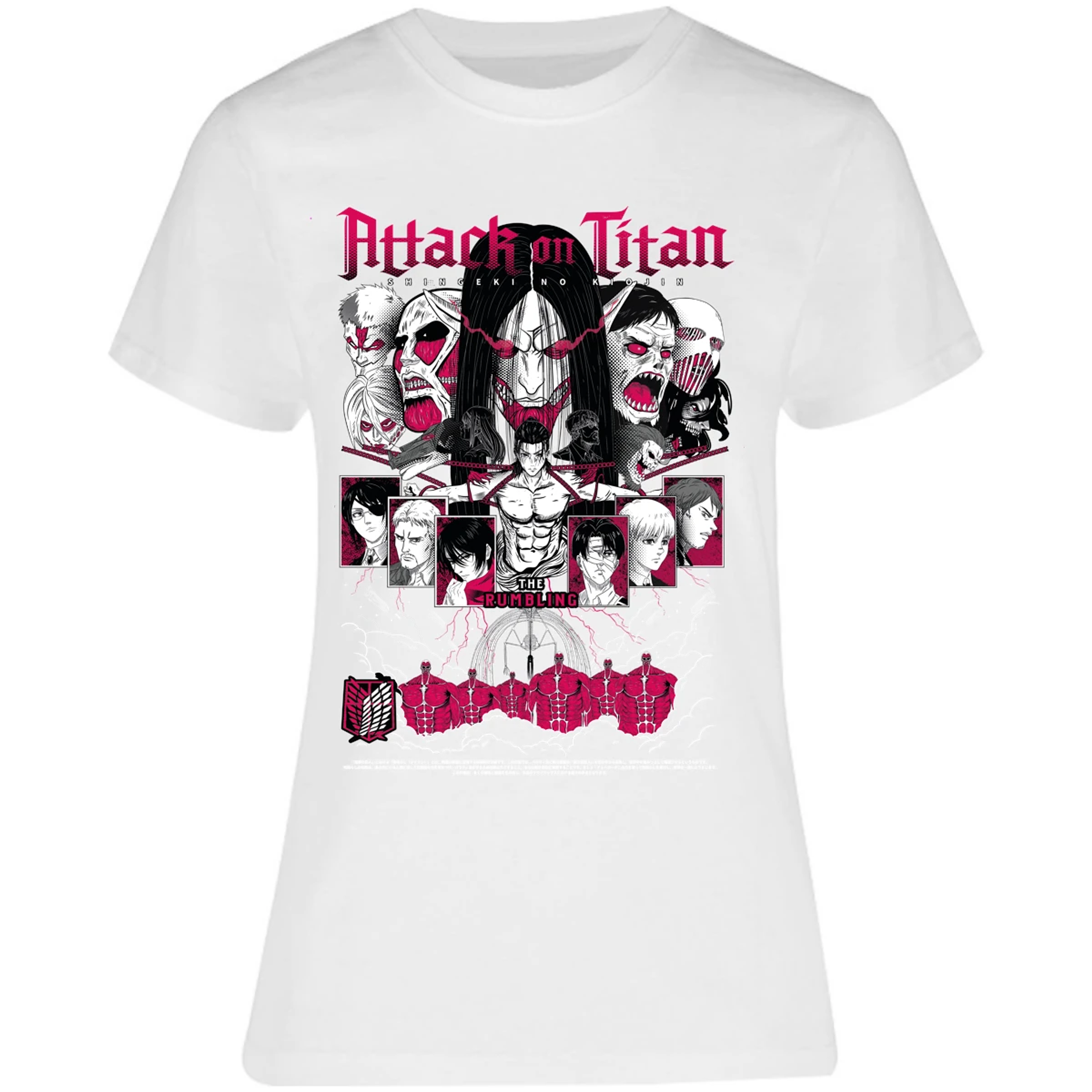 Blusa Attack On Titan Shingeki Anime Blusa para Mujer 1