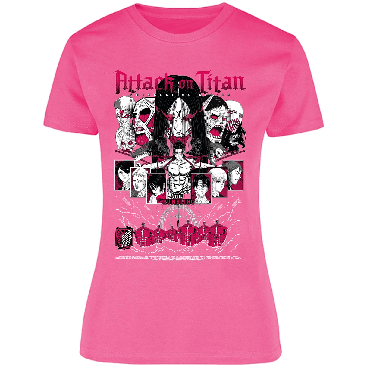 Blusa Attack On Titan Shingeki Anime Blusa para Mujer 7