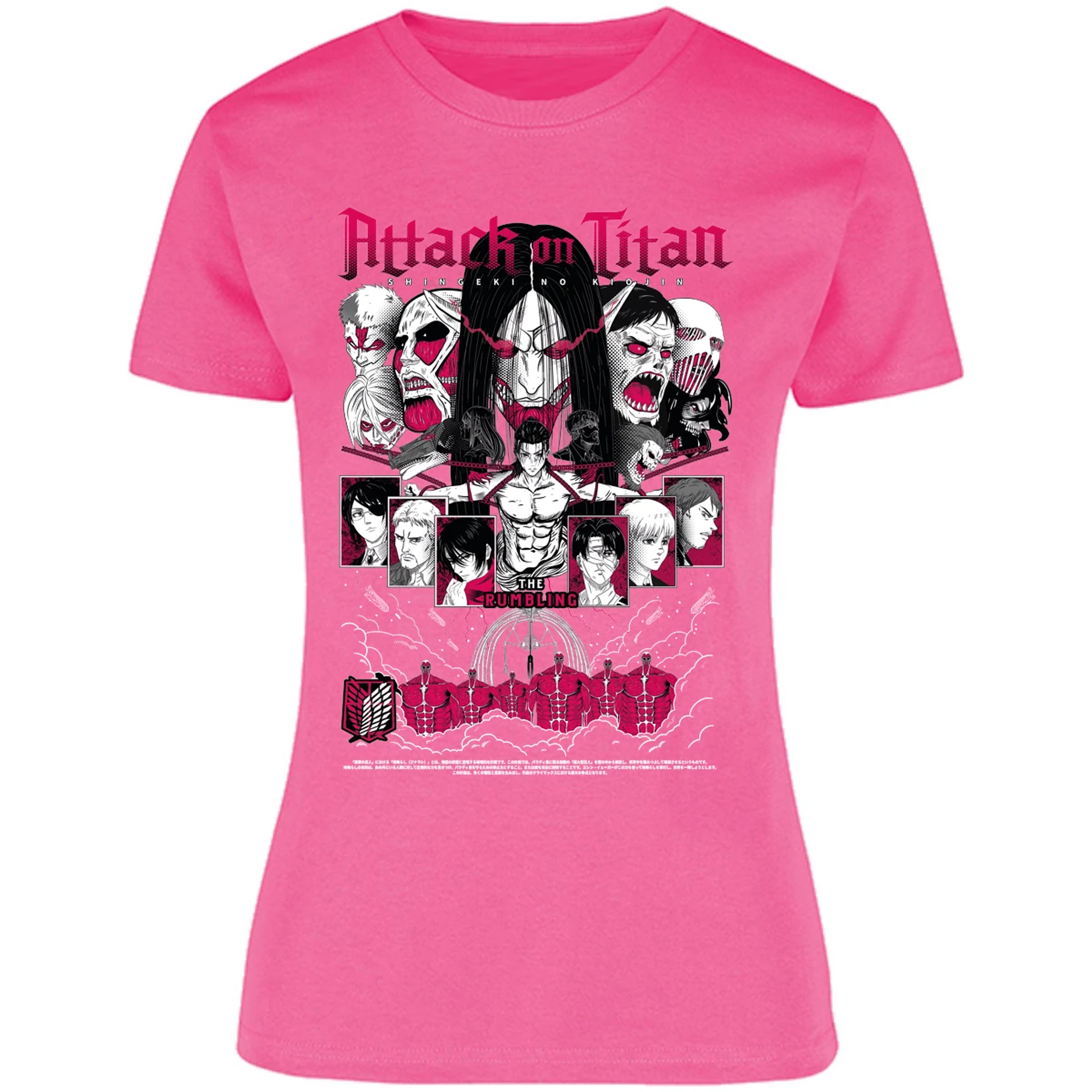 Blusa Attack On Titan Shingeki Anime Blusa para Mujer 7