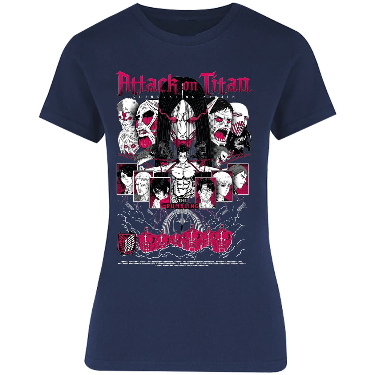 Blusa Attack On Titan Shingeki Anime Blusa para Mujer 8