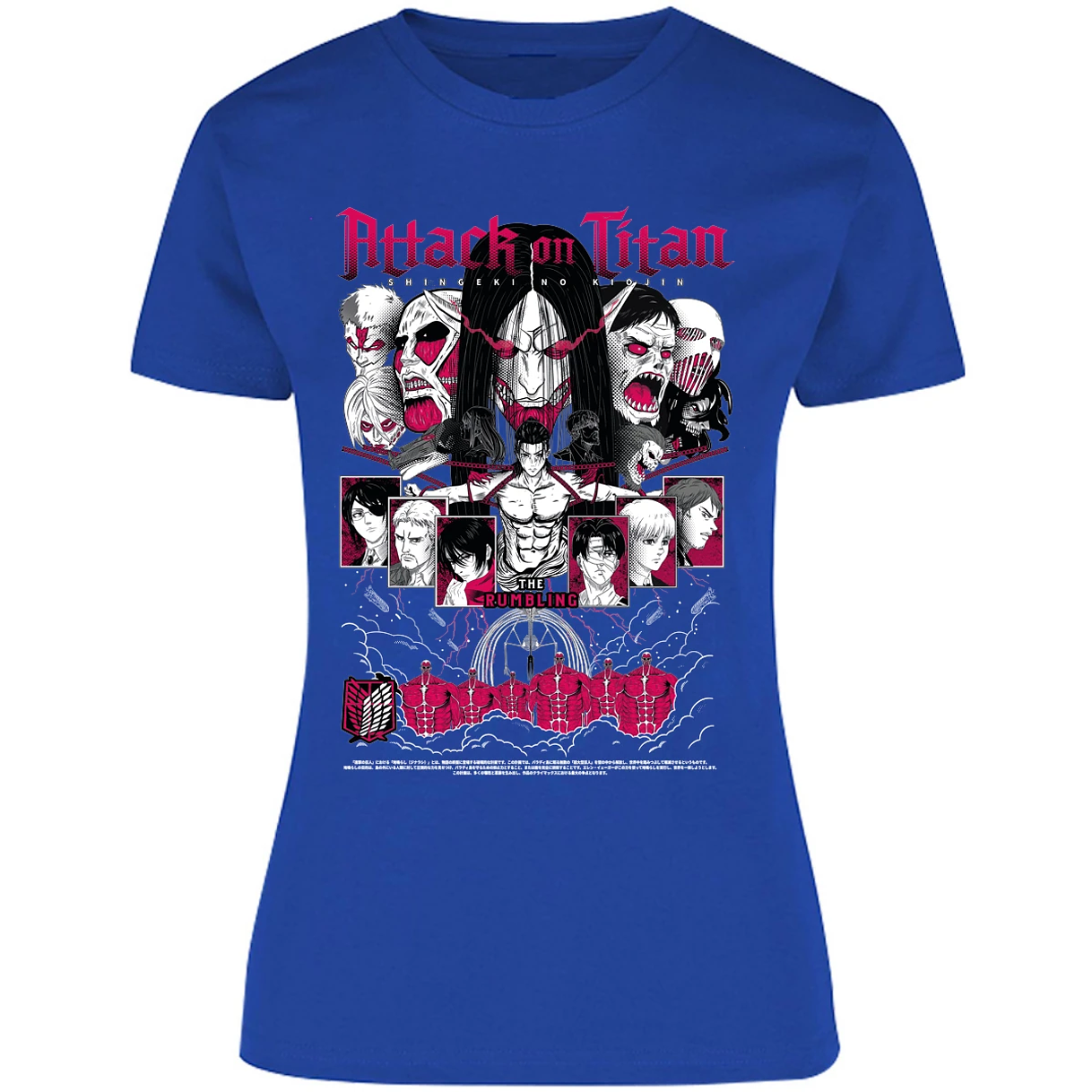 Blusa Attack On Titan Shingeki Anime Blusa para Mujer 9