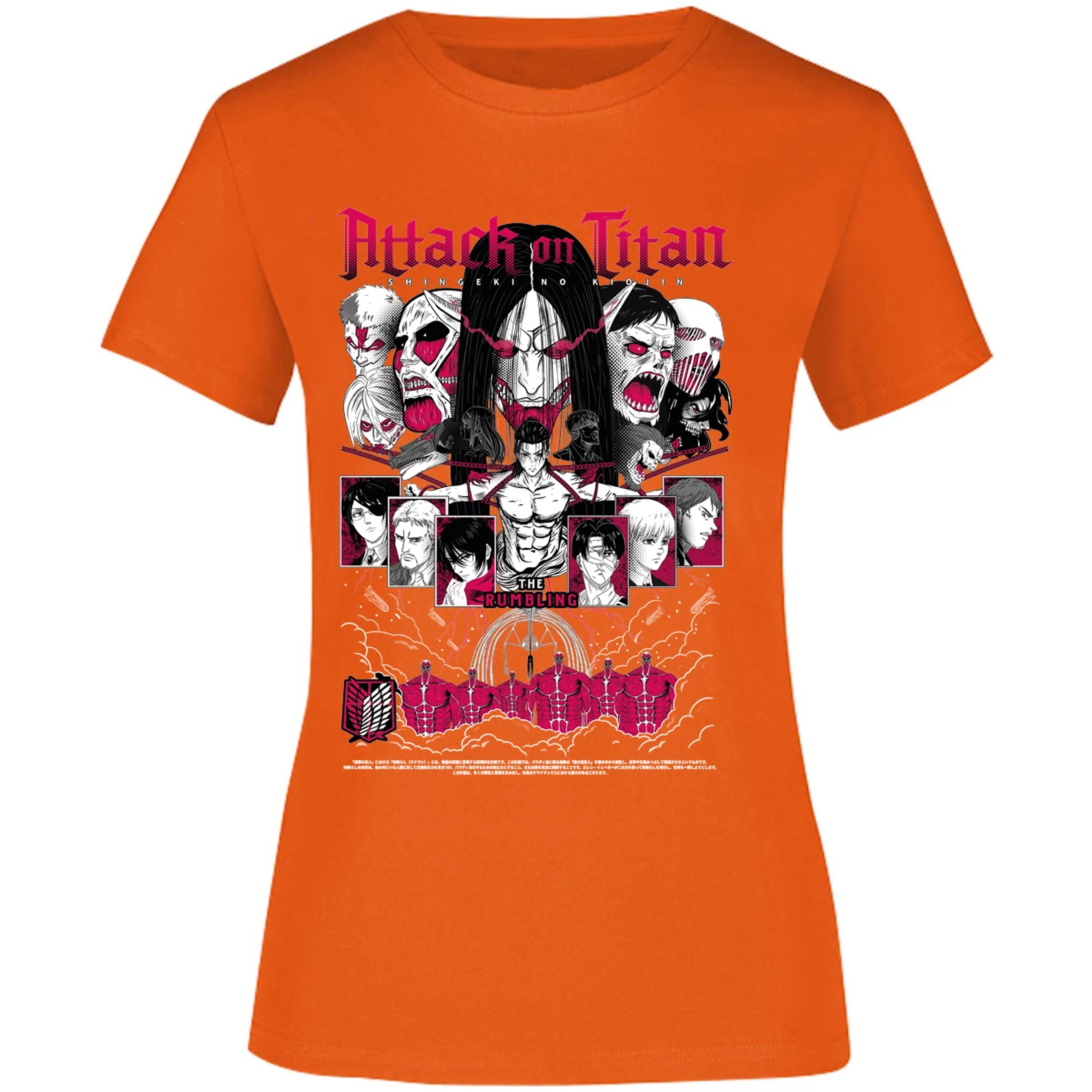 Blusa Attack On Titan Shingeki Anime Blusa para Mujer 10