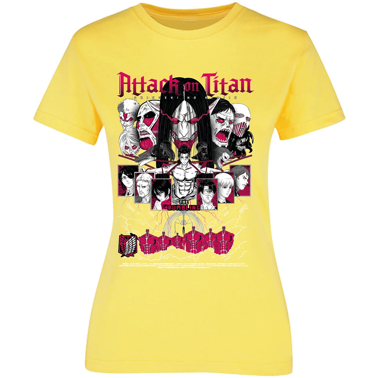 Blusa Attack On Titan Shingeki Anime Blusa para Mujer 12