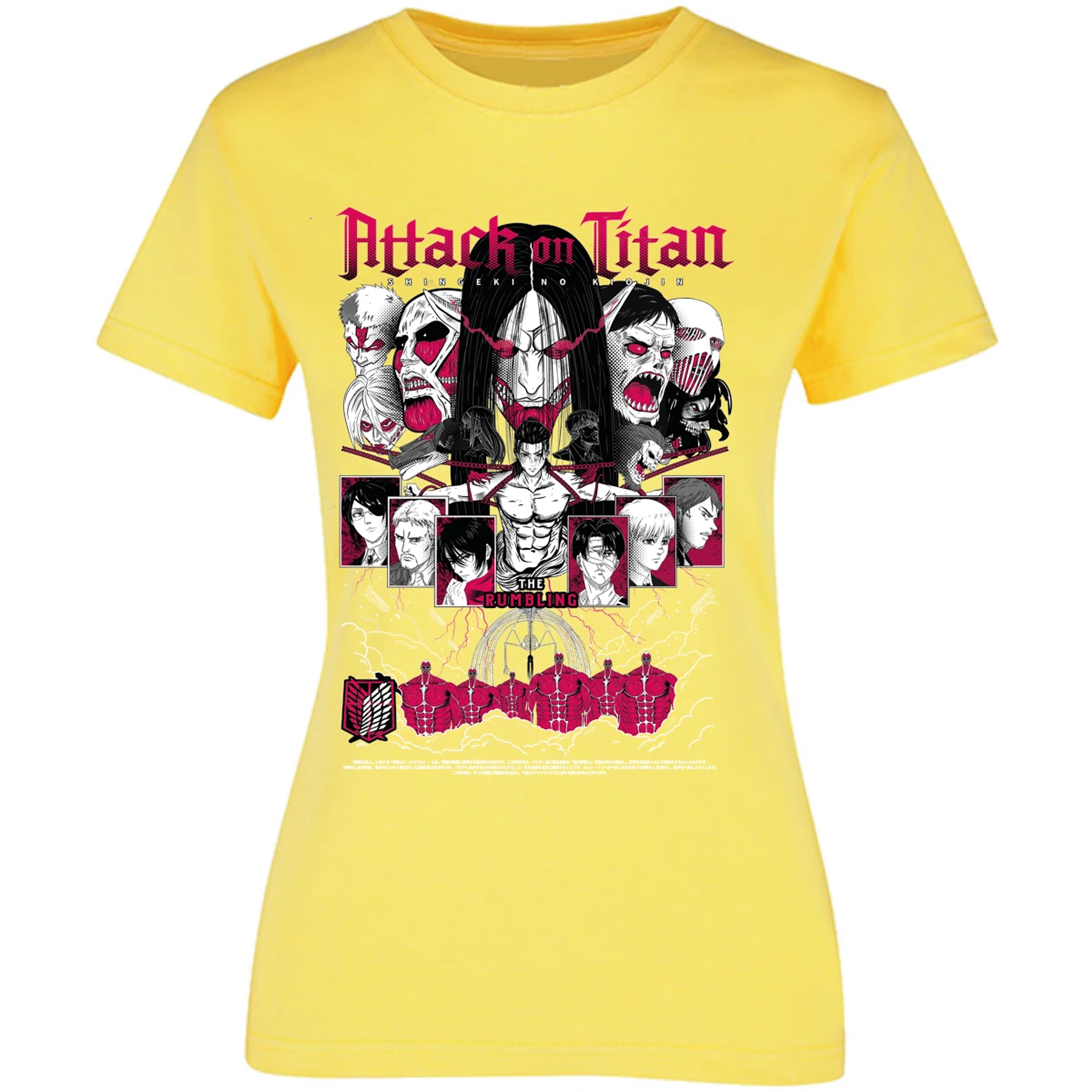 Blusa Attack On Titan Shingeki Anime Blusa para Mujer 12