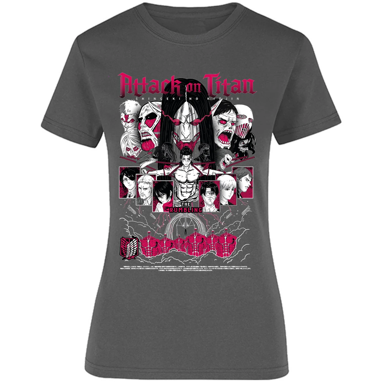 Blusa Attack On Titan Shingeki Anime Blusa para Mujer 14