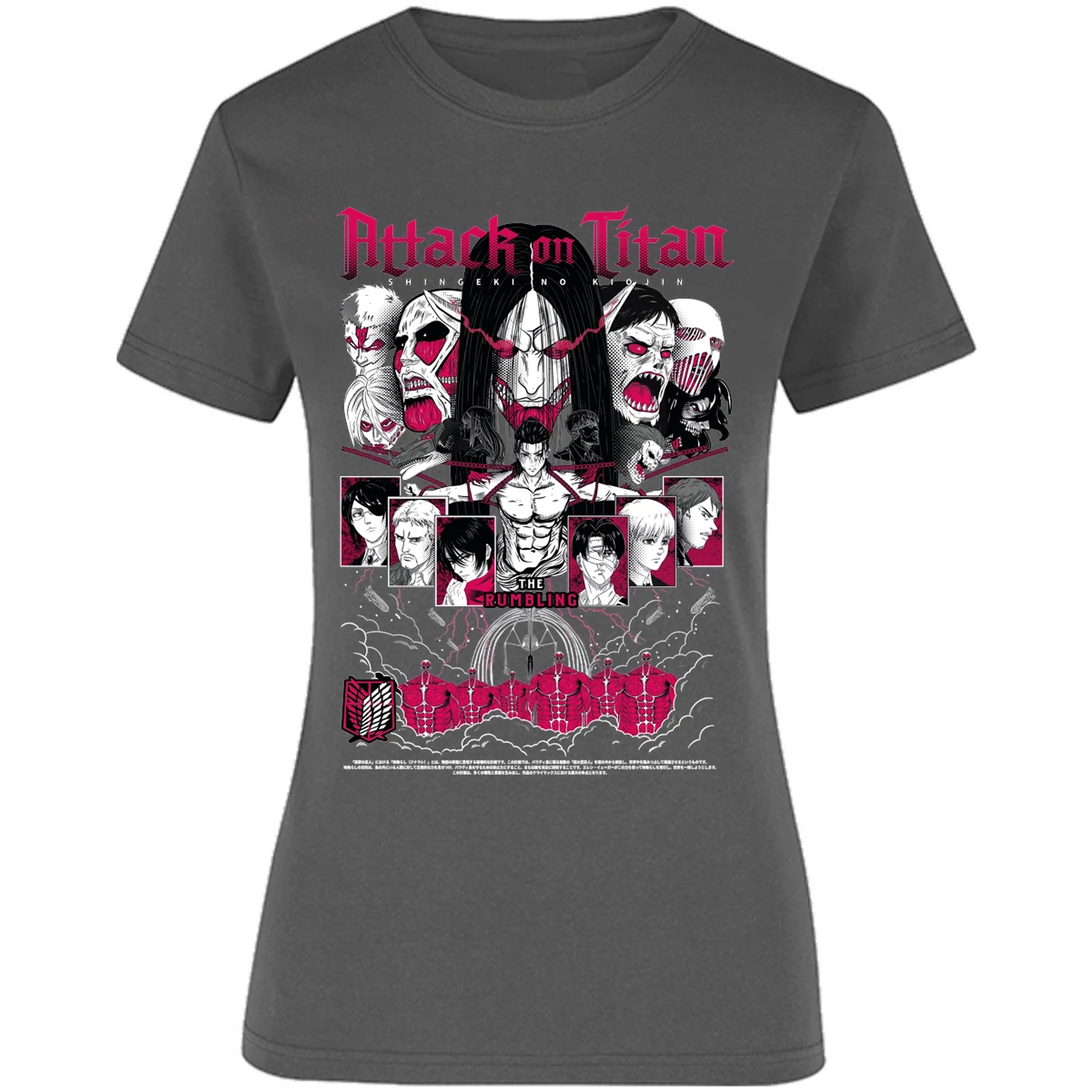 Blusa Attack On Titan Shingeki Anime Blusa para Mujer 14