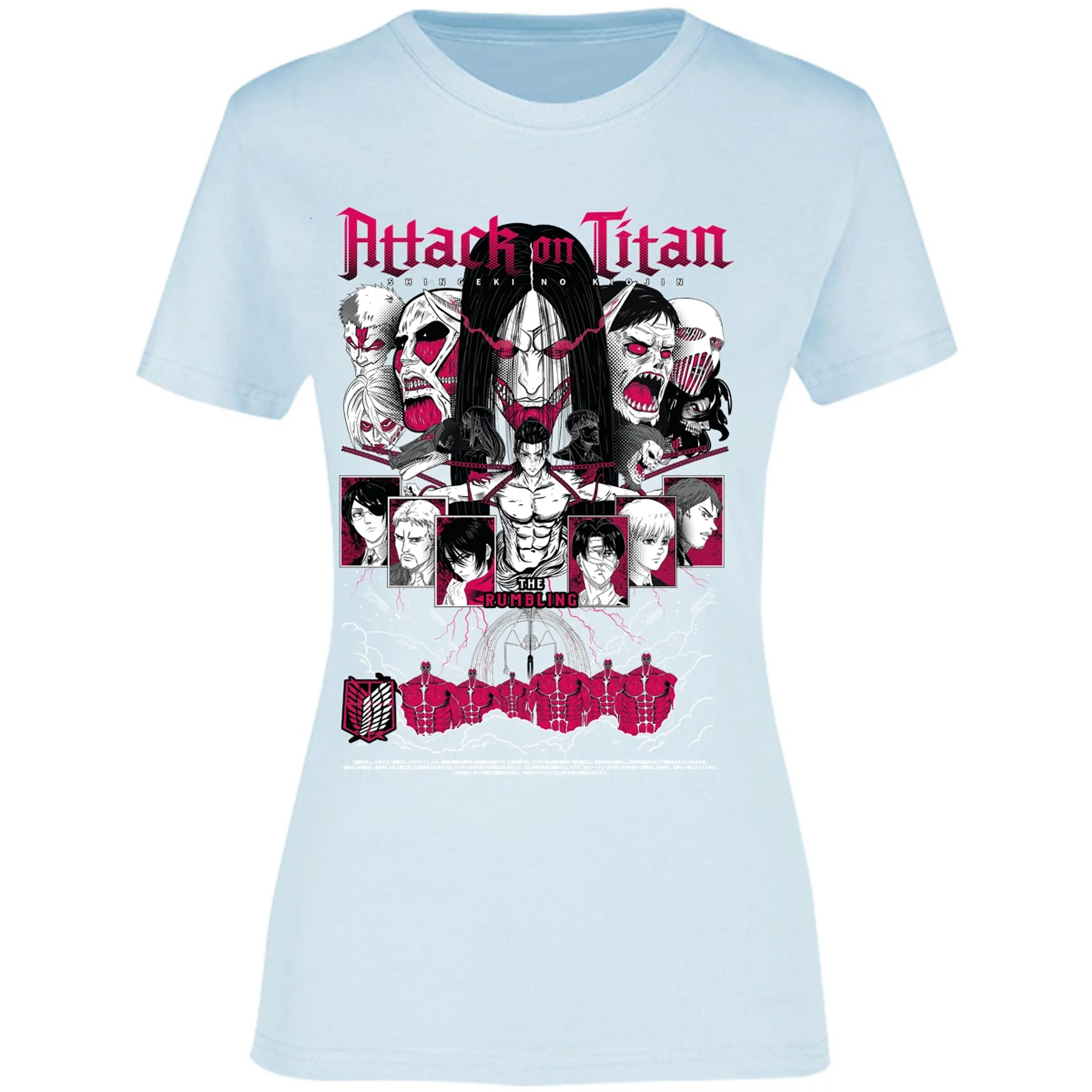 Blusa Attack On Titan Shingeki Anime Blusa para Mujer 16