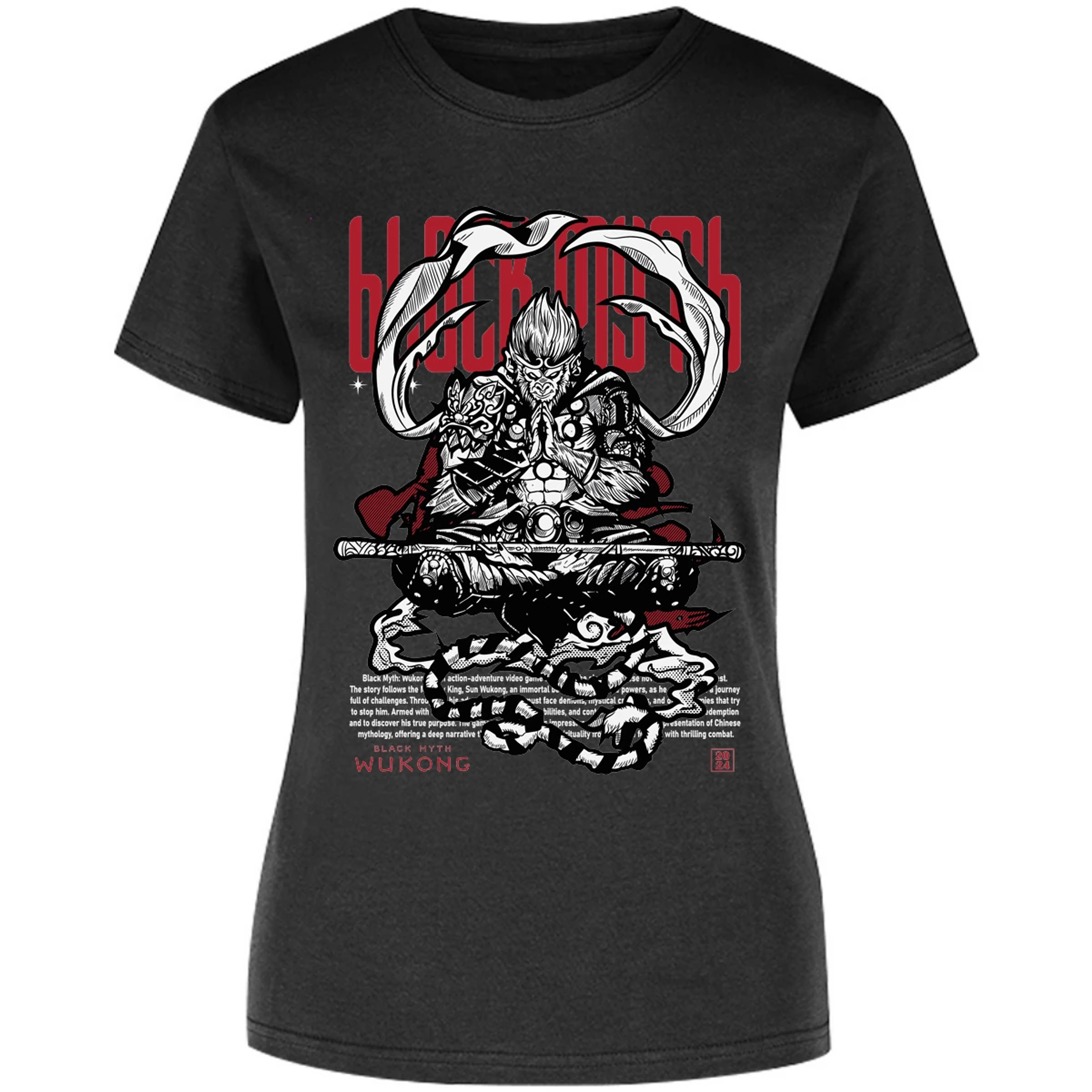 Blusa Black Myth Wokong Black Myth Wokong Blusa para Mujer 2