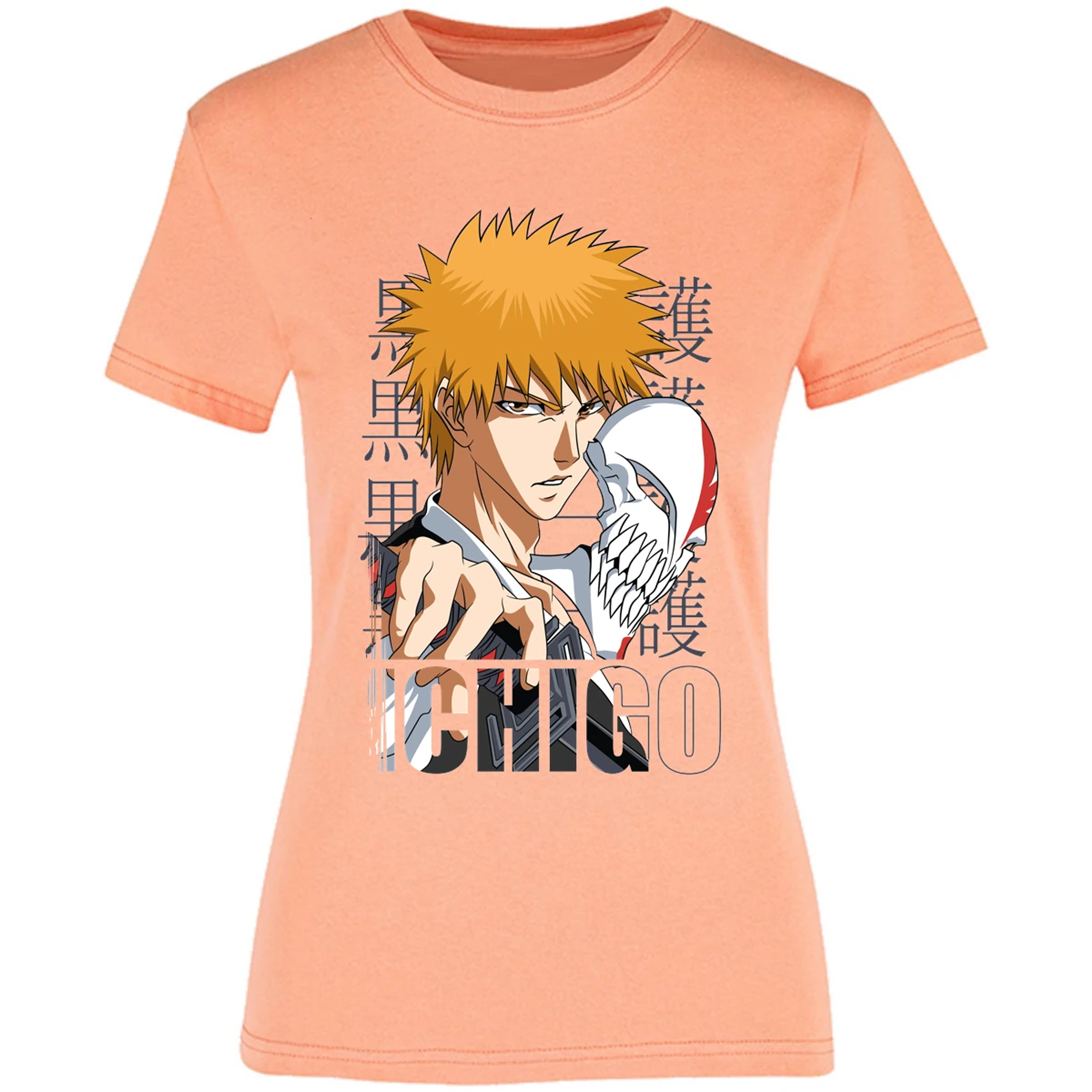Blusa Bleach Ichigo Anime Blusa para Mujer 6