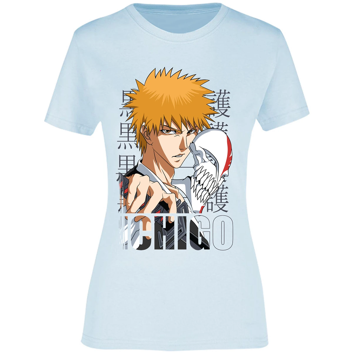 Blusa Bleach Ichigo Anime Blusa para Mujer 12