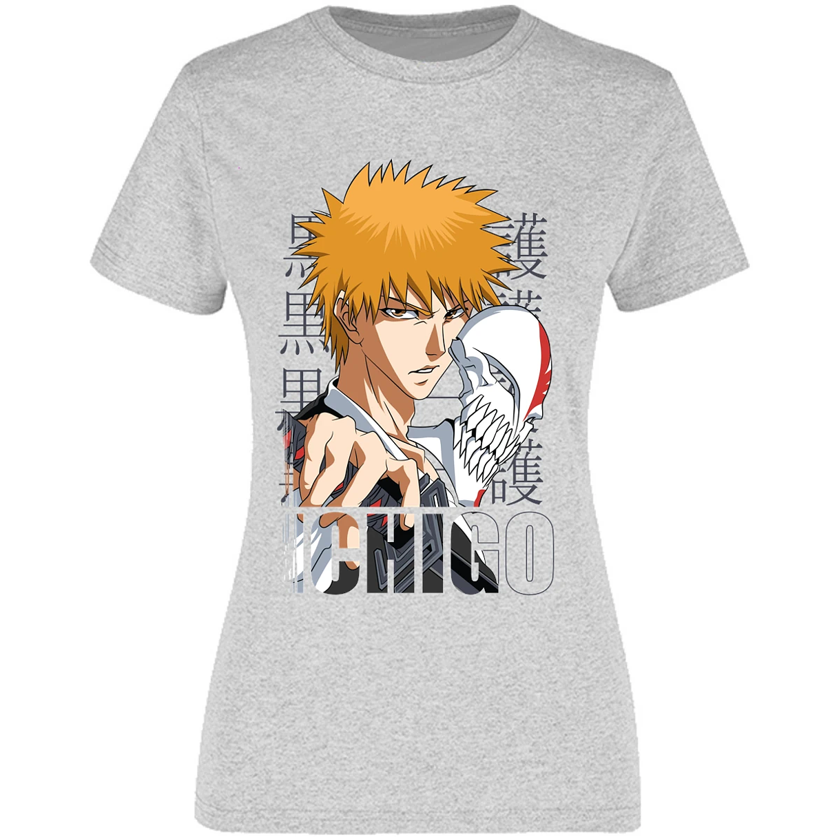 Blusa Bleach Ichigo Anime Blusa para Mujer 15