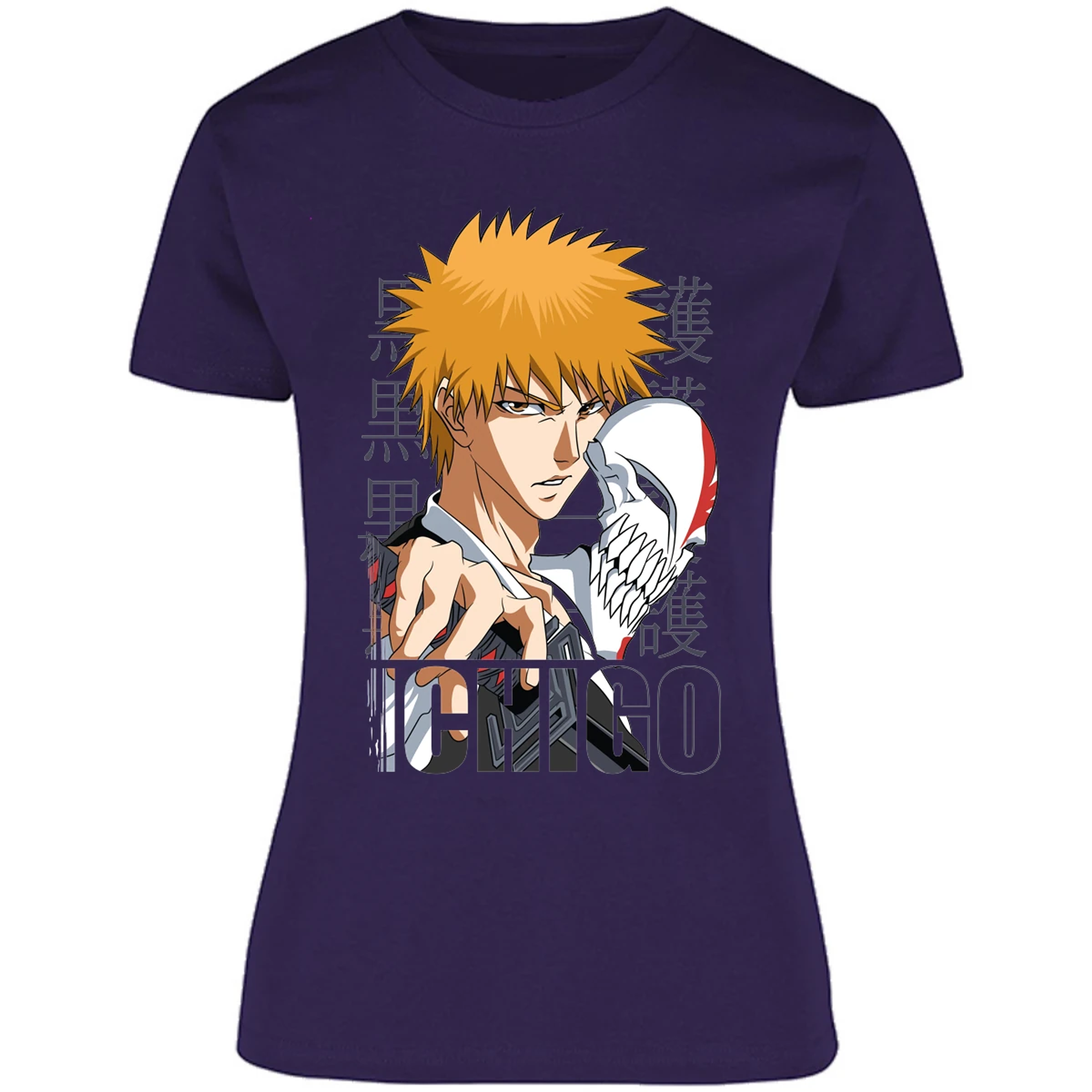 Blusa Bleach Ichigo Anime Blusa para Mujer 17