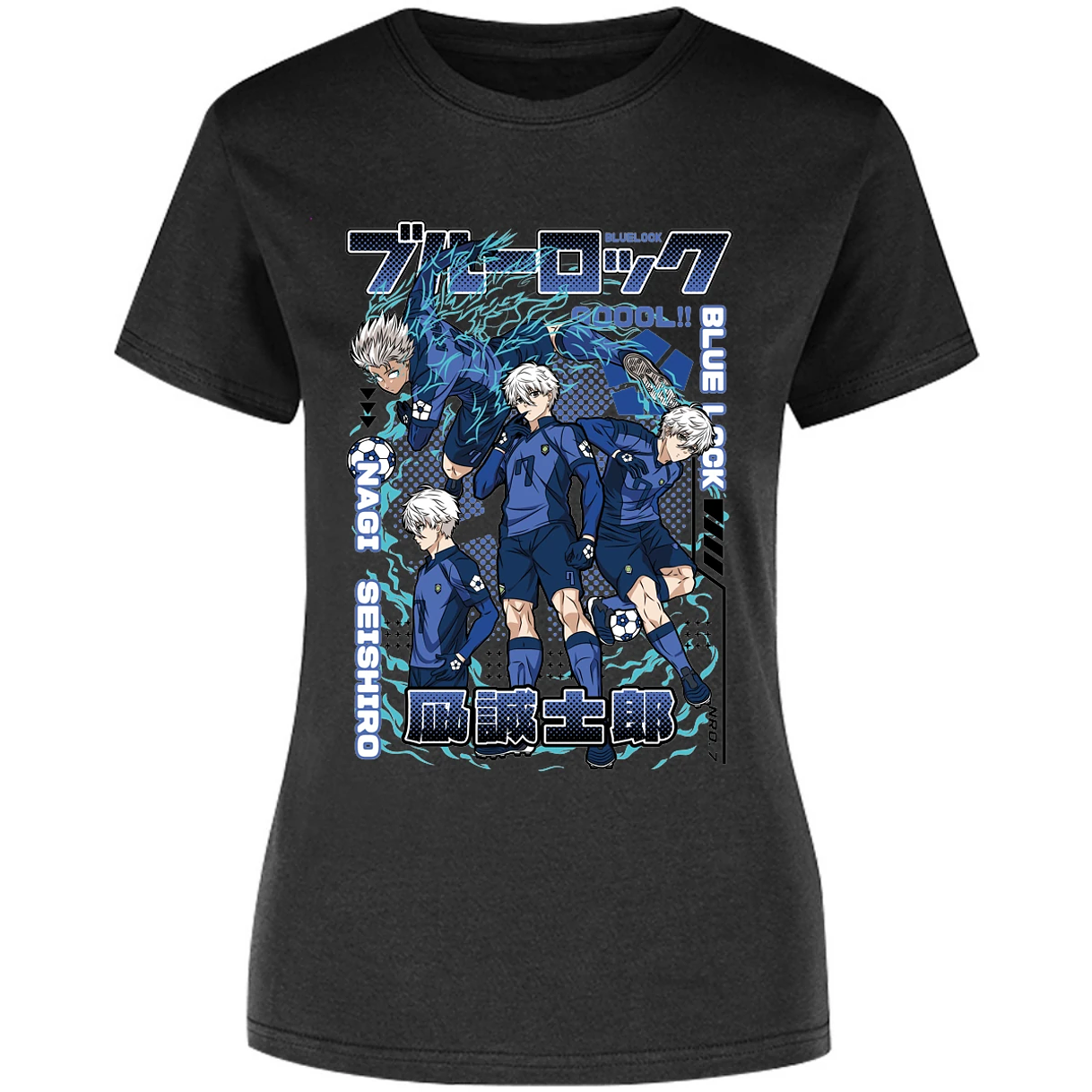 Blusa Blue Lock Nagi Blue Lock Blusa para Mujer 17