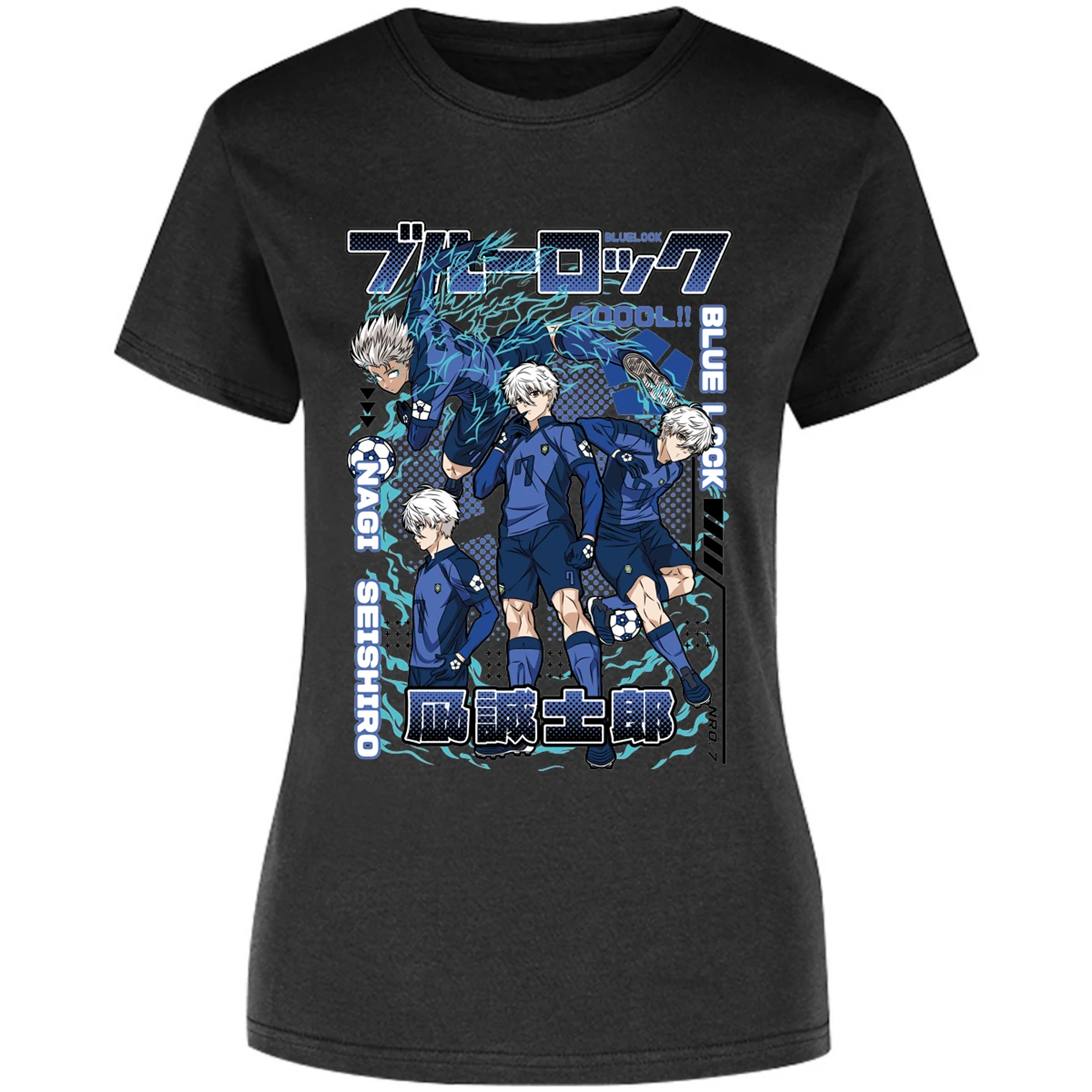 Blusa Blue Lock Nagi Blue Lock Blusa para Mujer 17