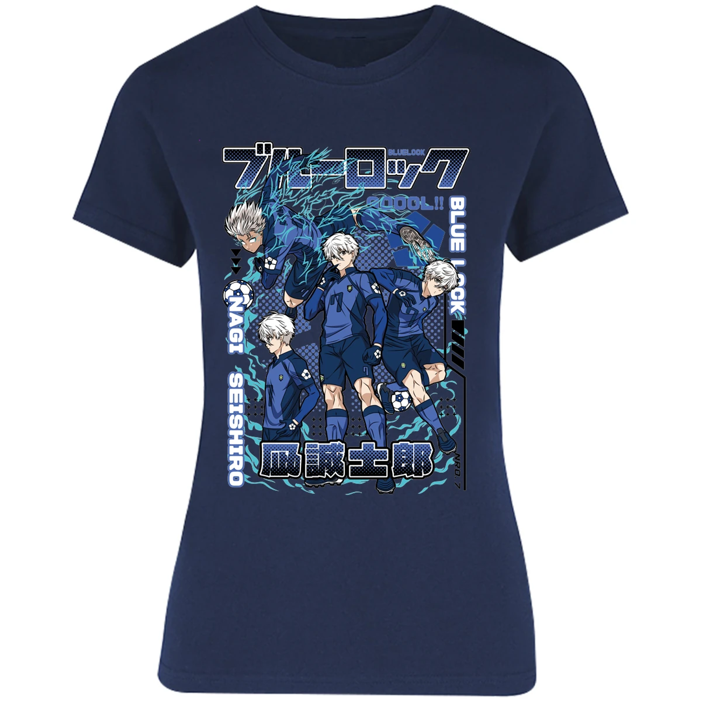 Blusa Blue Lock Nagi Blue Lock Blusa para Mujer 1