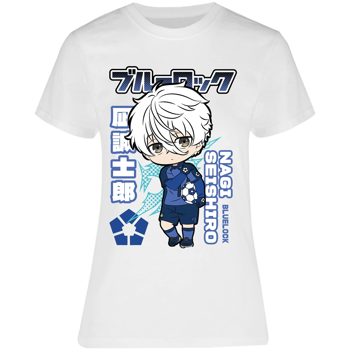Blusa Blue Lock Nagi Chibi Blue Lock Blusa para Mujer 15