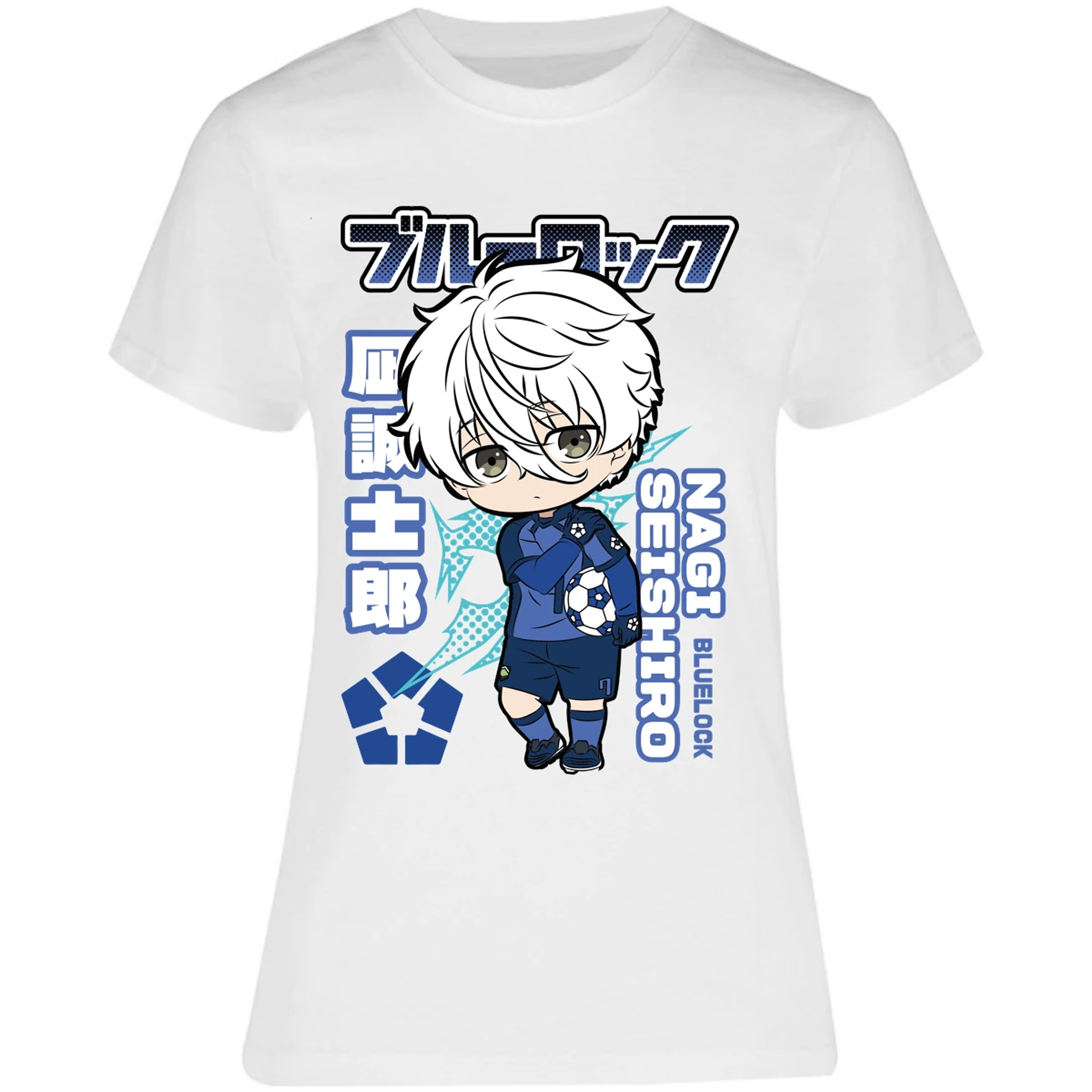 Blusa Blue Lock Nagi Chibi Blue Lock Blusa para Mujer 15