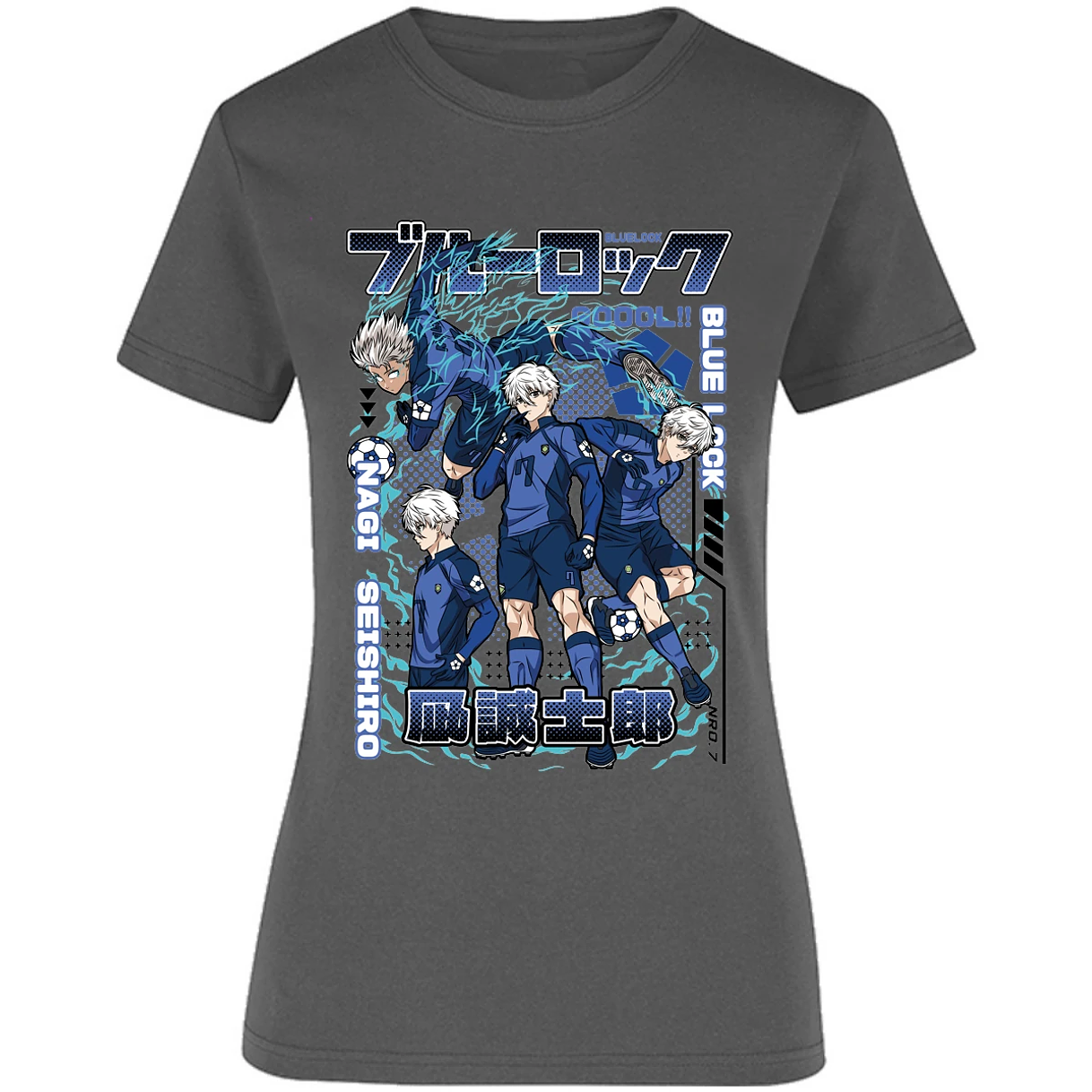 Blusa Blue Lock Nagi Blue Lock Blusa para Mujer 3