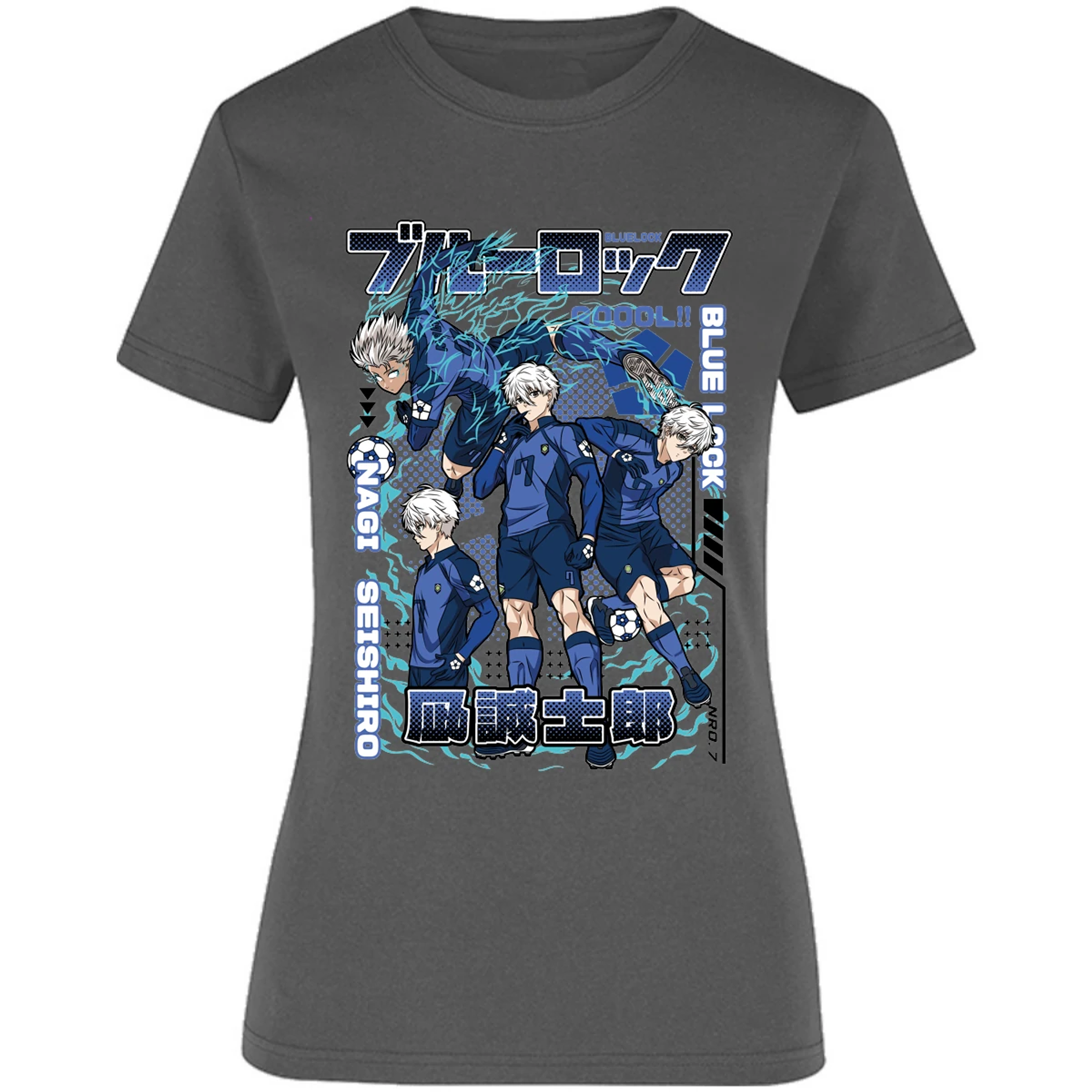 Blusa Blue Lock Nagi Blue Lock Blusa para Mujer 3