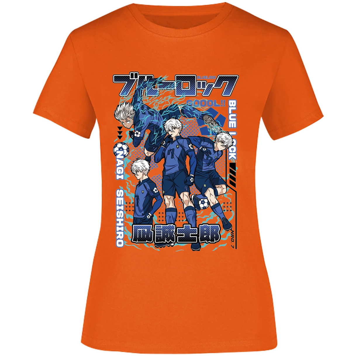 Blusa Blue Lock Nagi Blue Lock Blusa para Mujer 4