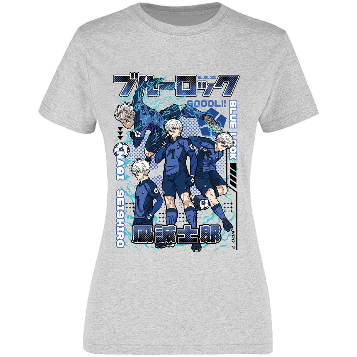 Blusa Blue Lock Nagi Blue Lock Blusa para Mujer 5