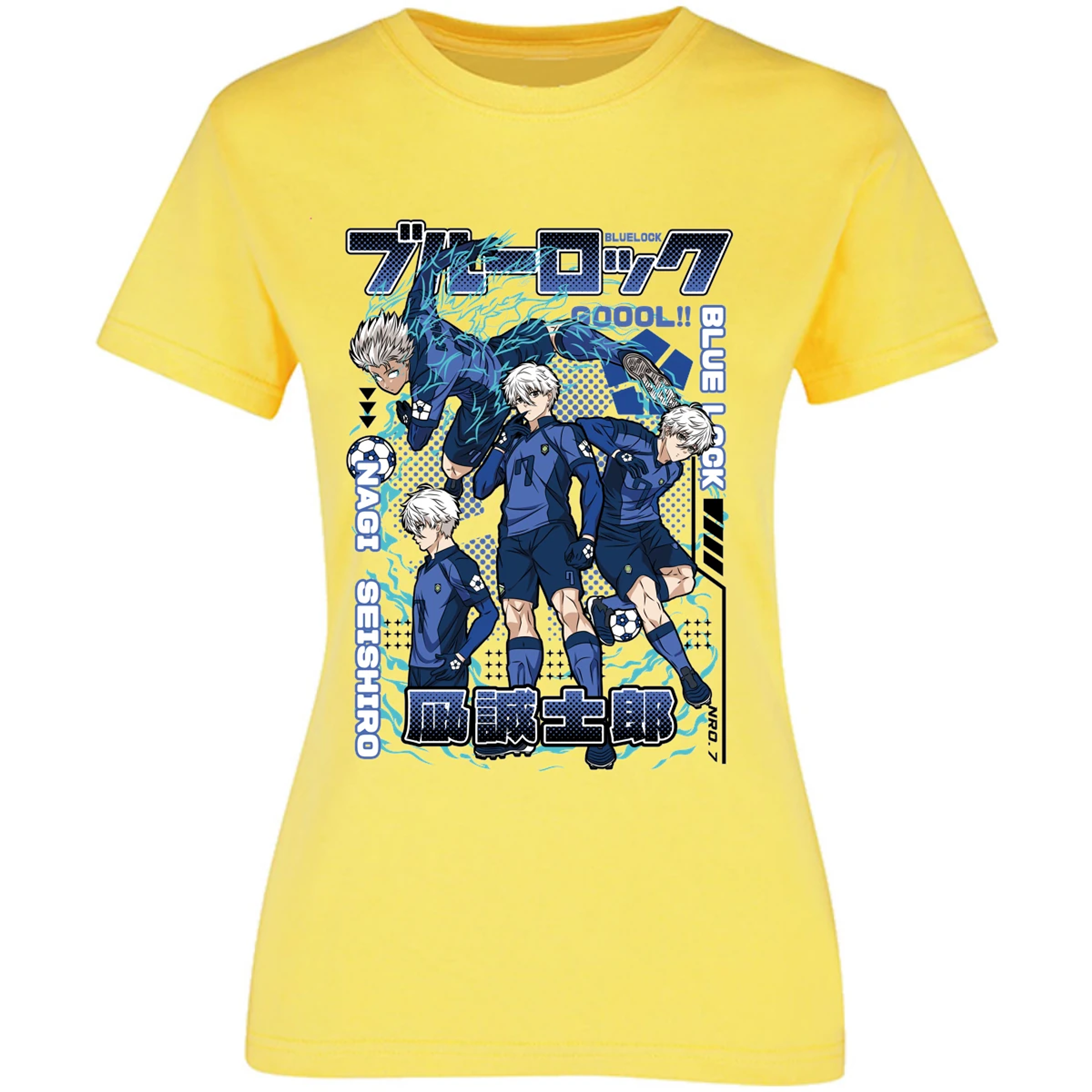 Blusa Blue Lock Nagi Blue Lock Blusa para Mujer 8