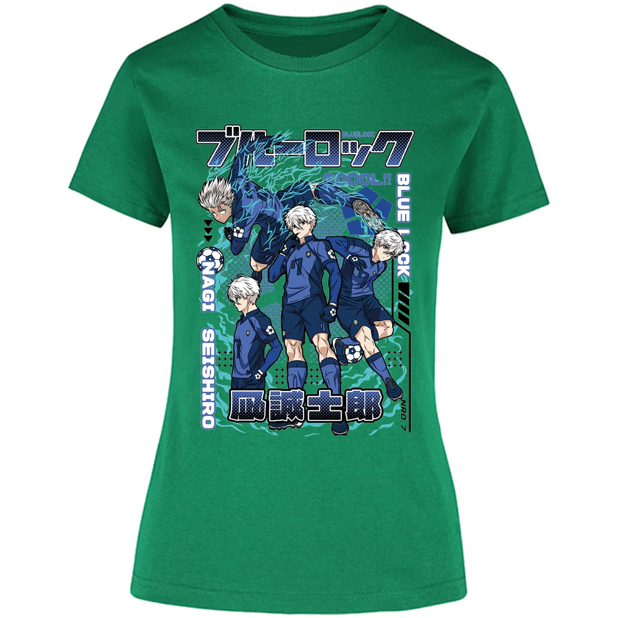 Blusa Blue Lock Nagi Blue Lock Blusa para Mujer 10